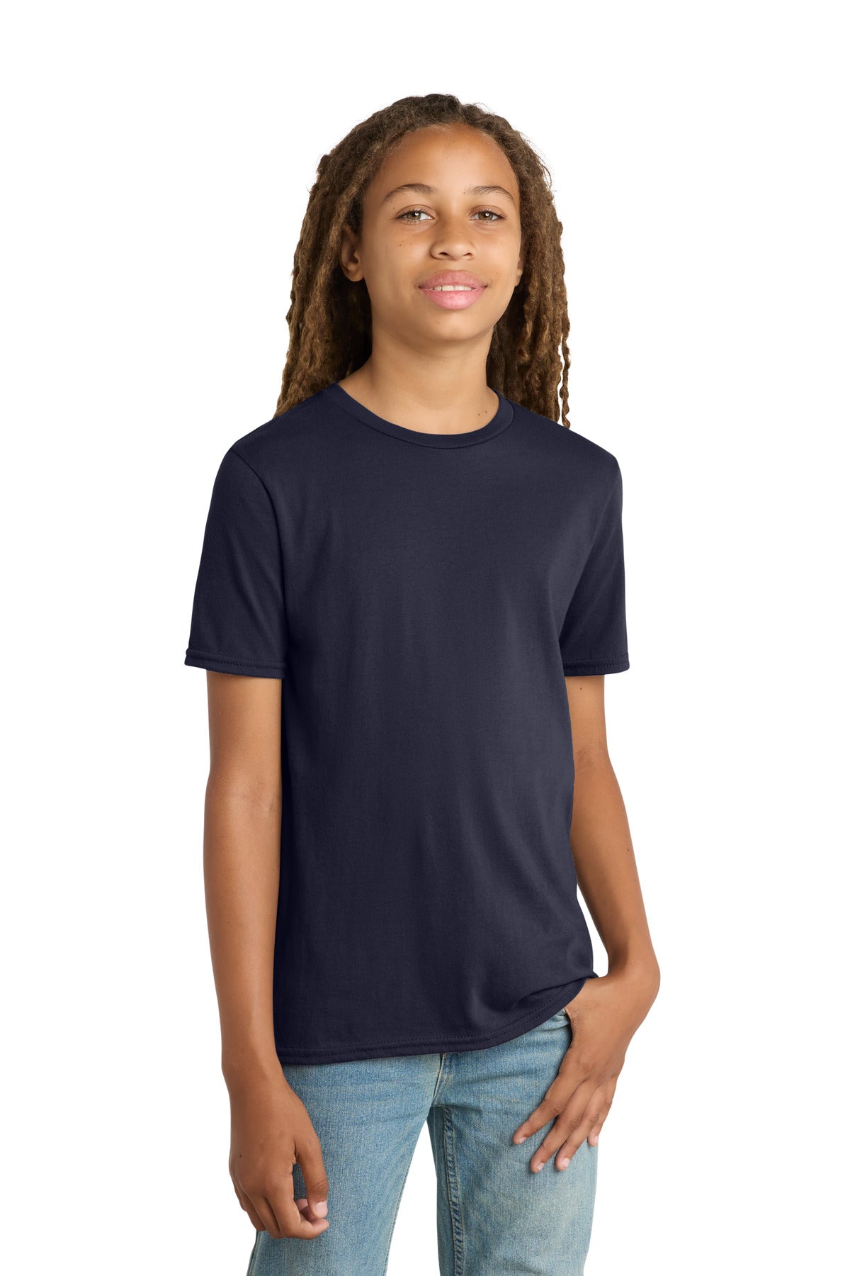 Custom Embroidery or DTF Print - District ®  Youth Very Important Tee ® . DT6000Y