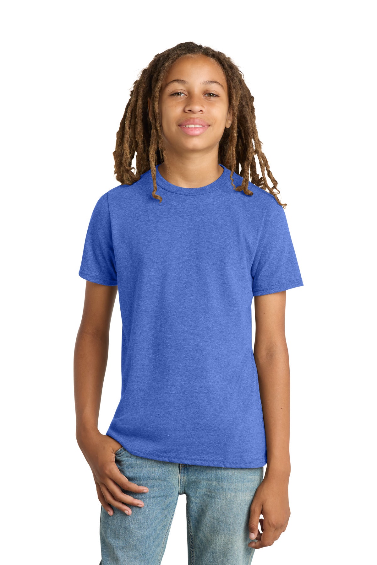 Custom Embroidery or DTF Print - District ®  Youth Very Important Tee ® . DT6000Y