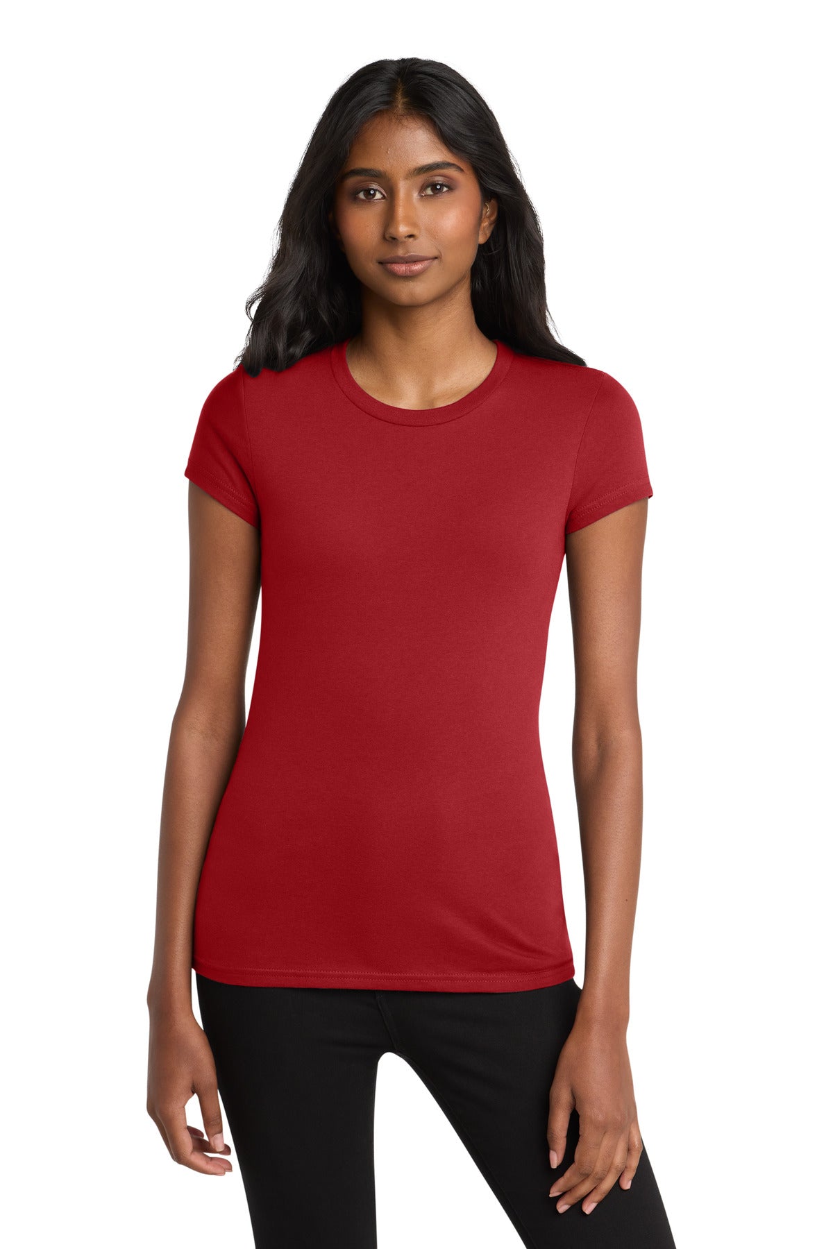 Custom Embroidery or DTF Print - District ®  Women's Fitted Very Important Tee ® . DT6001