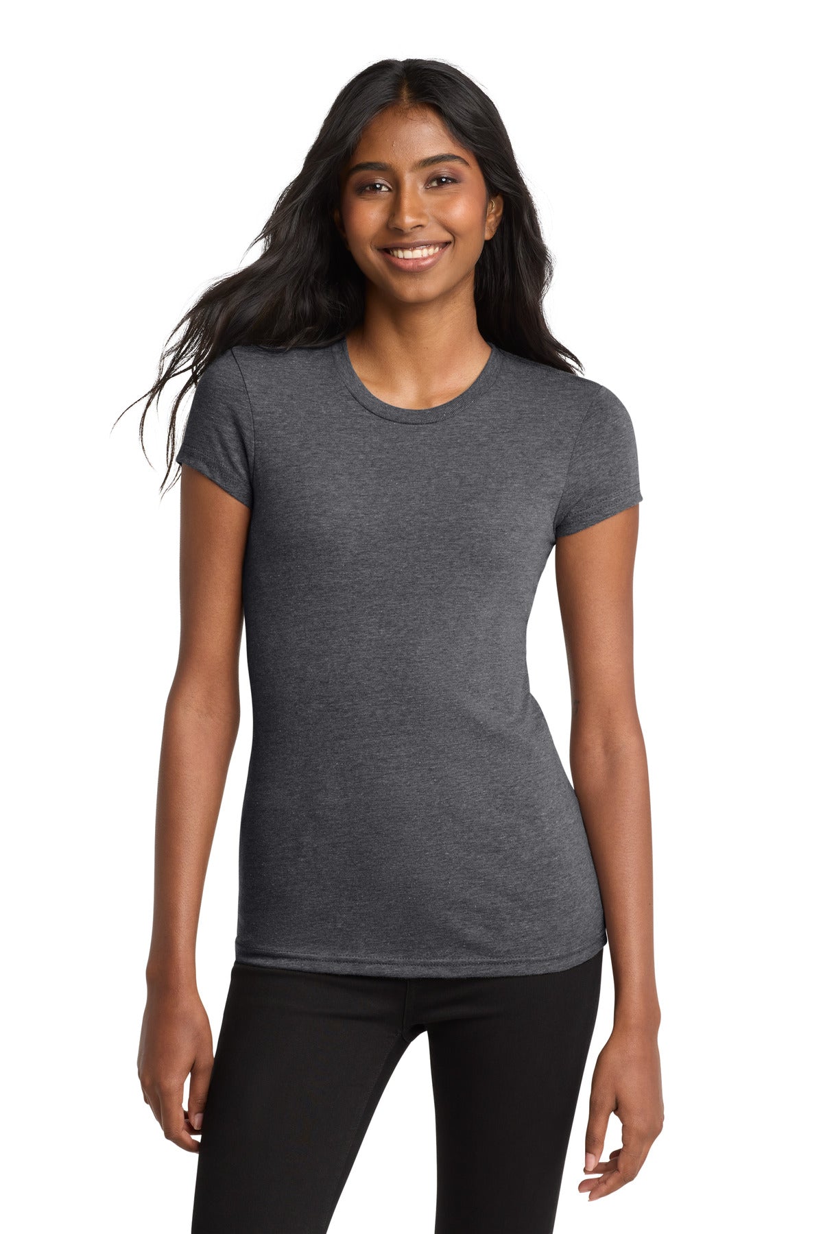 Custom Embroidery or DTF Print - District ®  Women's Fitted Very Important Tee ® . DT6001