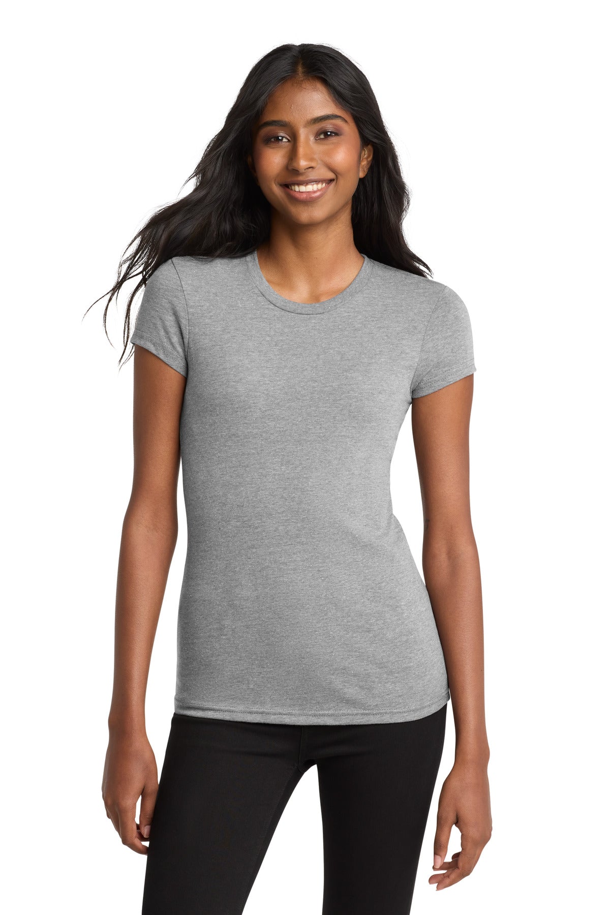 Custom Embroidery or DTF Print - District ®  Women's Fitted Very Important Tee ® . DT6001