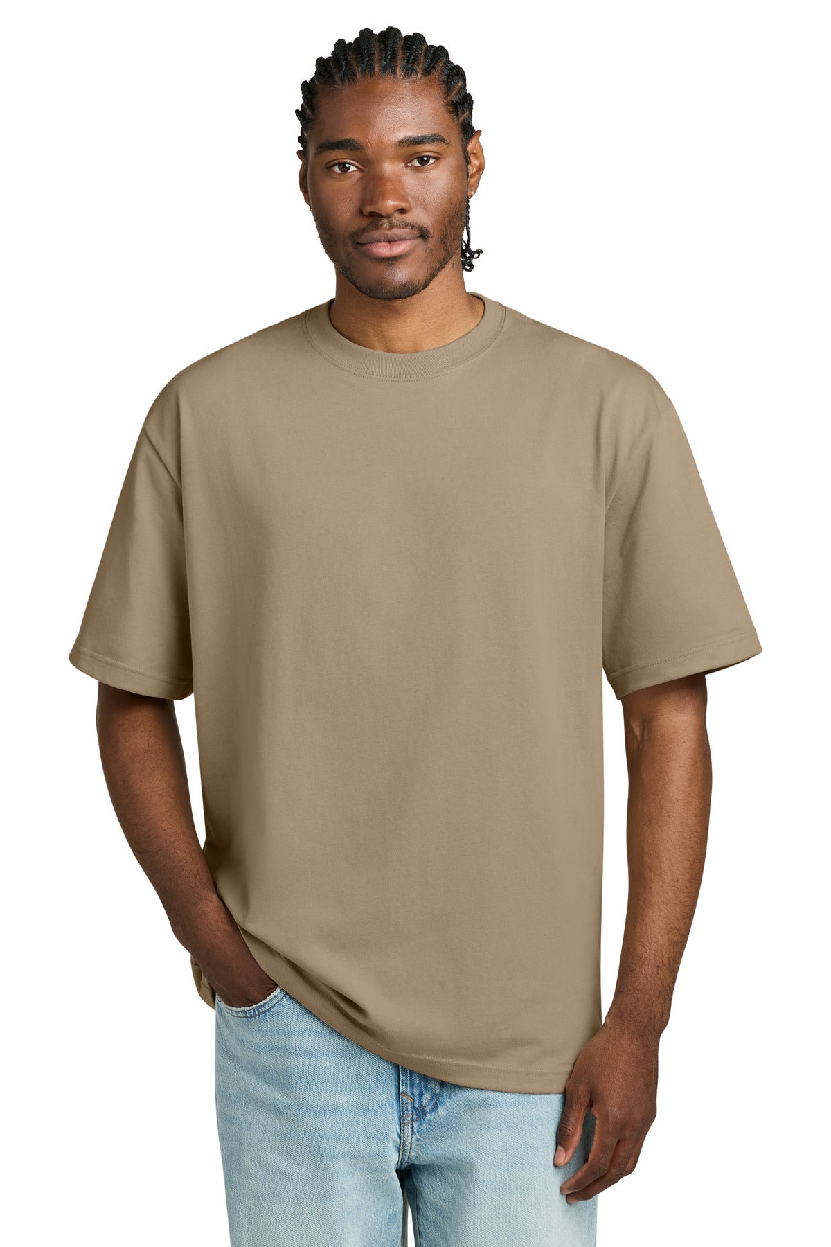 Custom Embroidery or DTF Print - District ®  Heavyweight Very Important Tee ®  DT6065