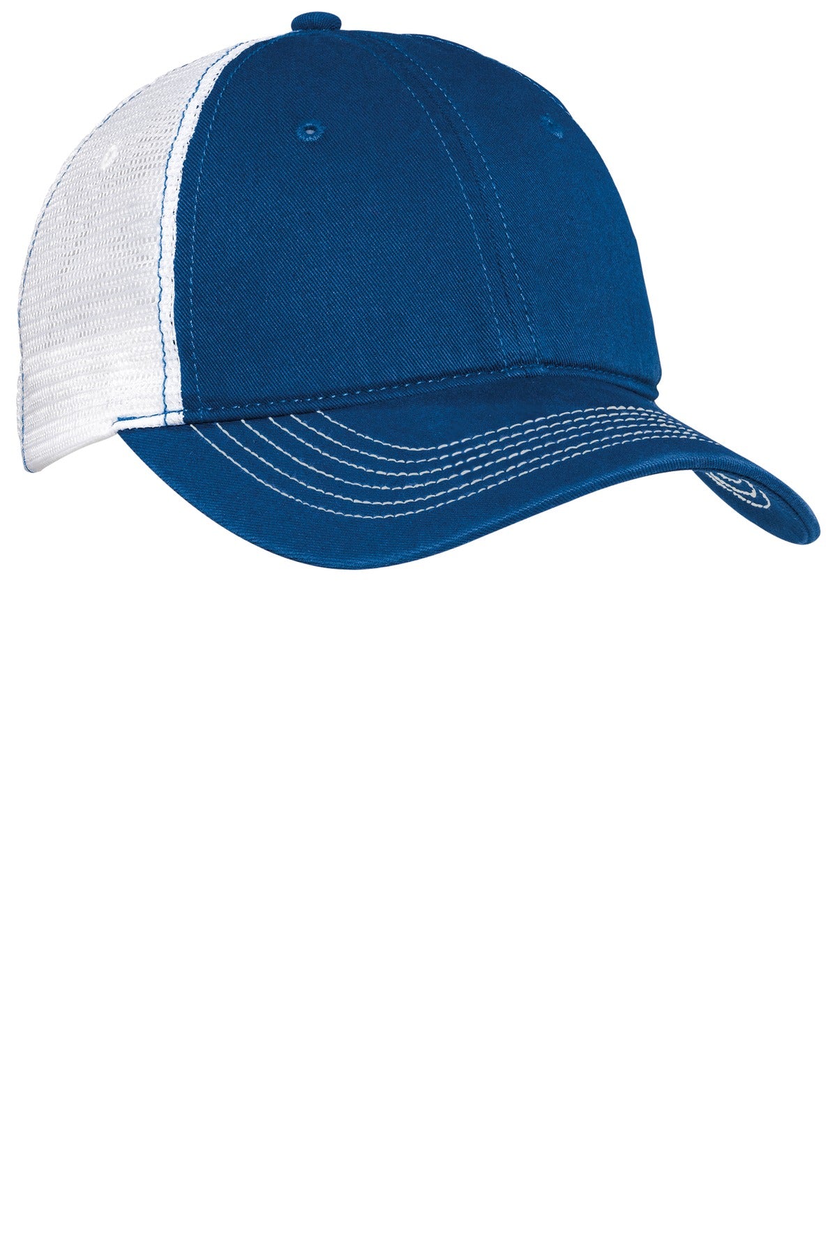 Custom Embroidery or DTF Print - District ®  Mesh Back Cap. DT607
