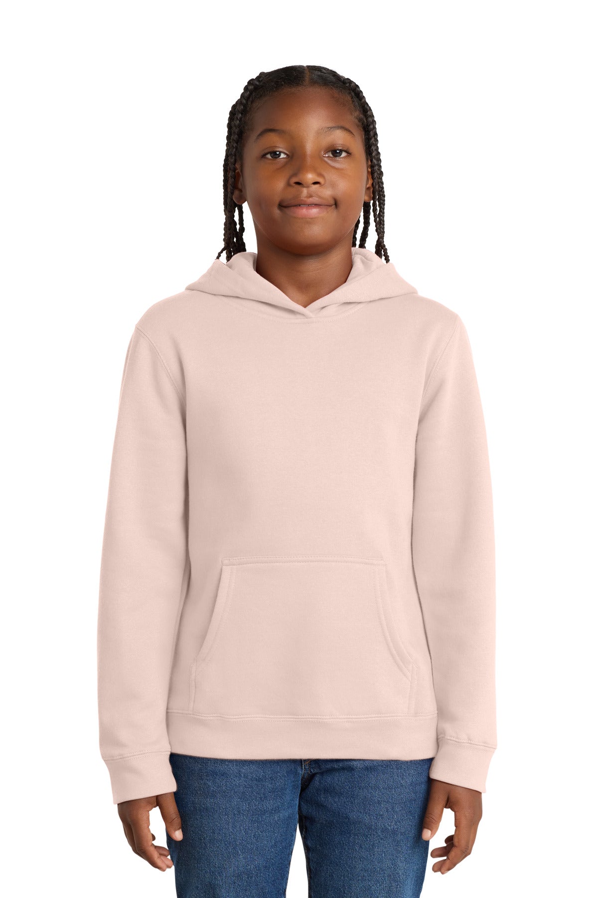 Custom Embroidery or DTF Print - District ®  Youth V.I.T. ™ Fleece Hoodie DT6100Y