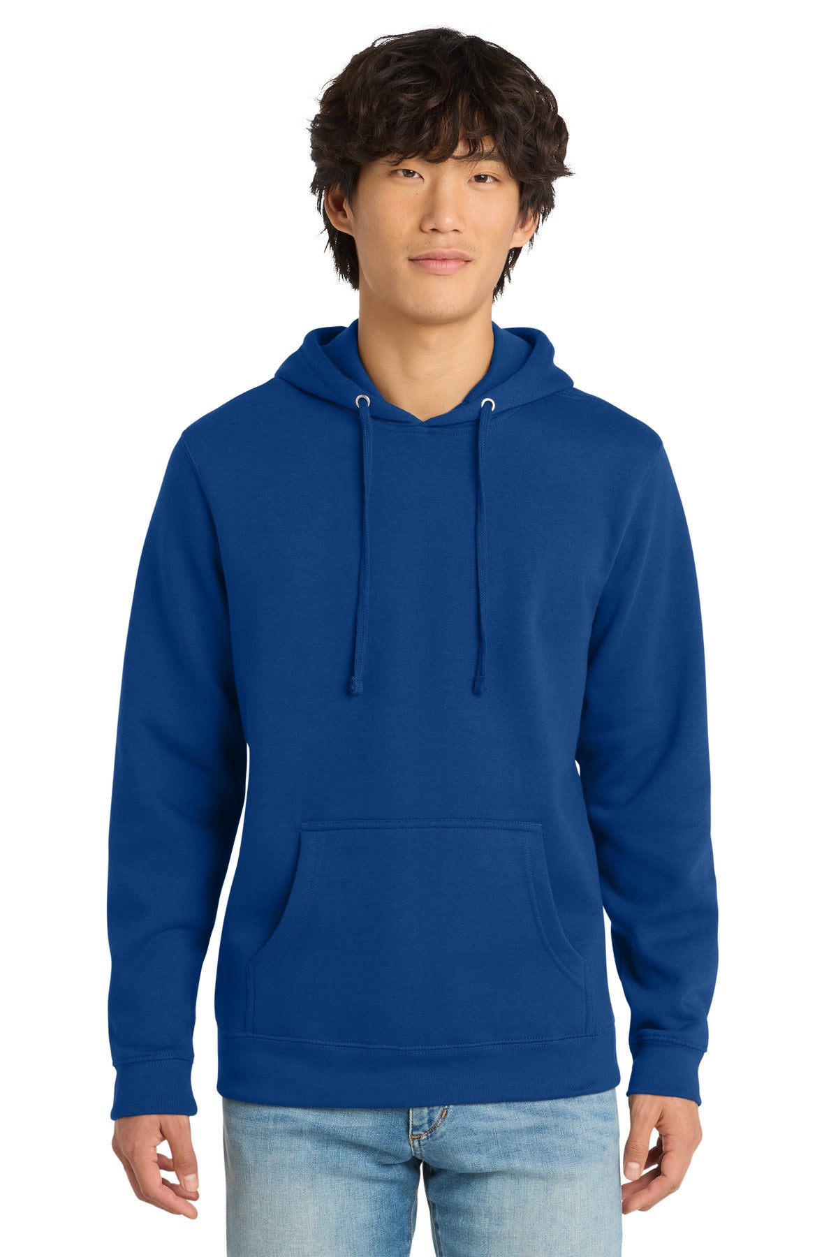 Custom Embroidery or DTF Print - District ®  V.I.T. ™ Fleece Hoodie DT6100