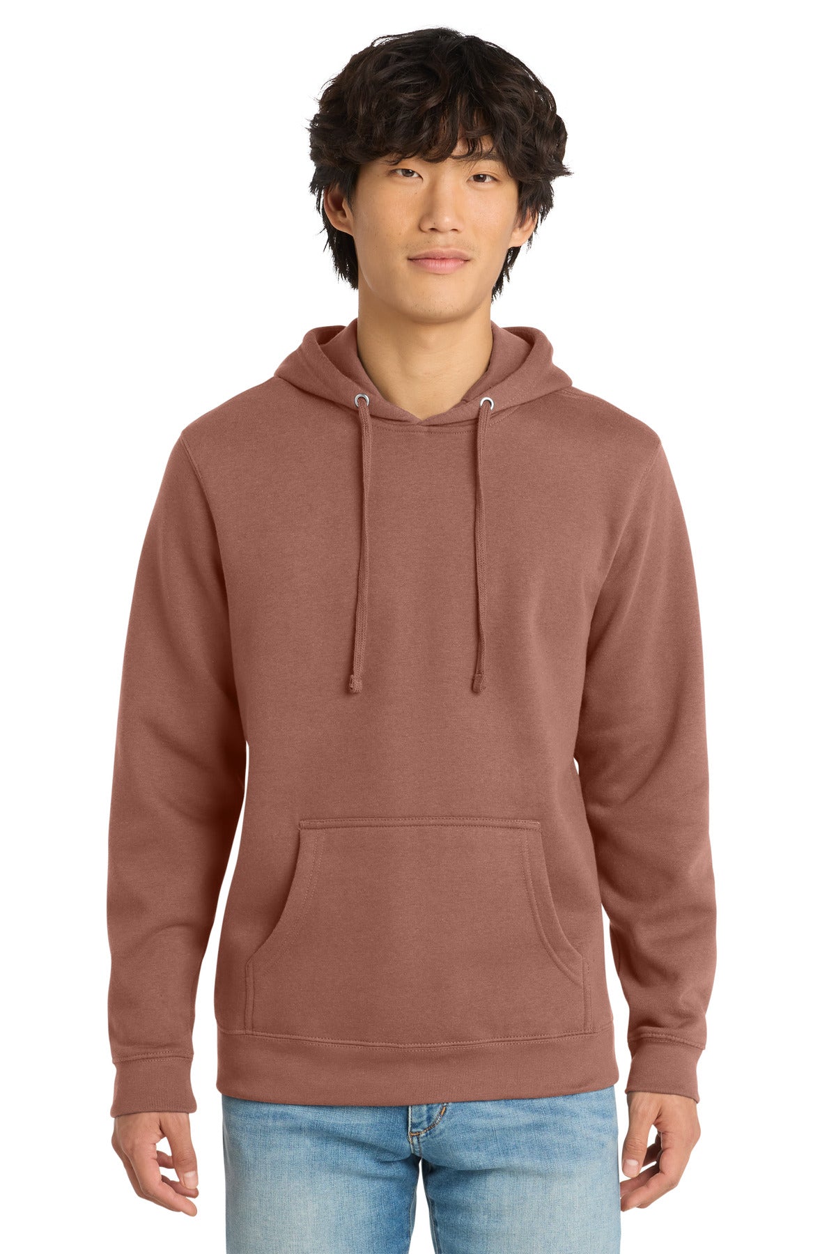 Custom Embroidery or DTF Print - District ®  V.I.T. ™ Fleece Hoodie DT6100