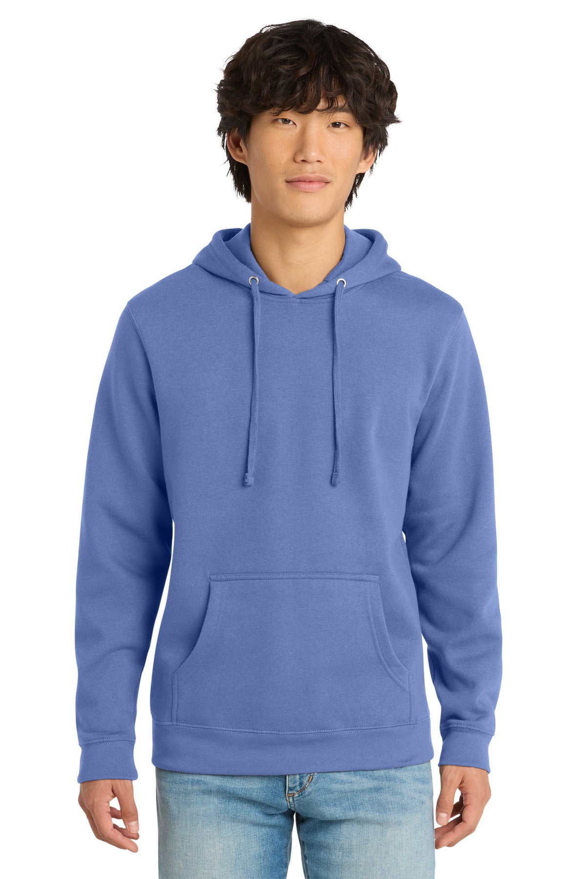Custom Embroidery or DTF Print - District ®  V.I.T. ™ Fleece Hoodie DT6100