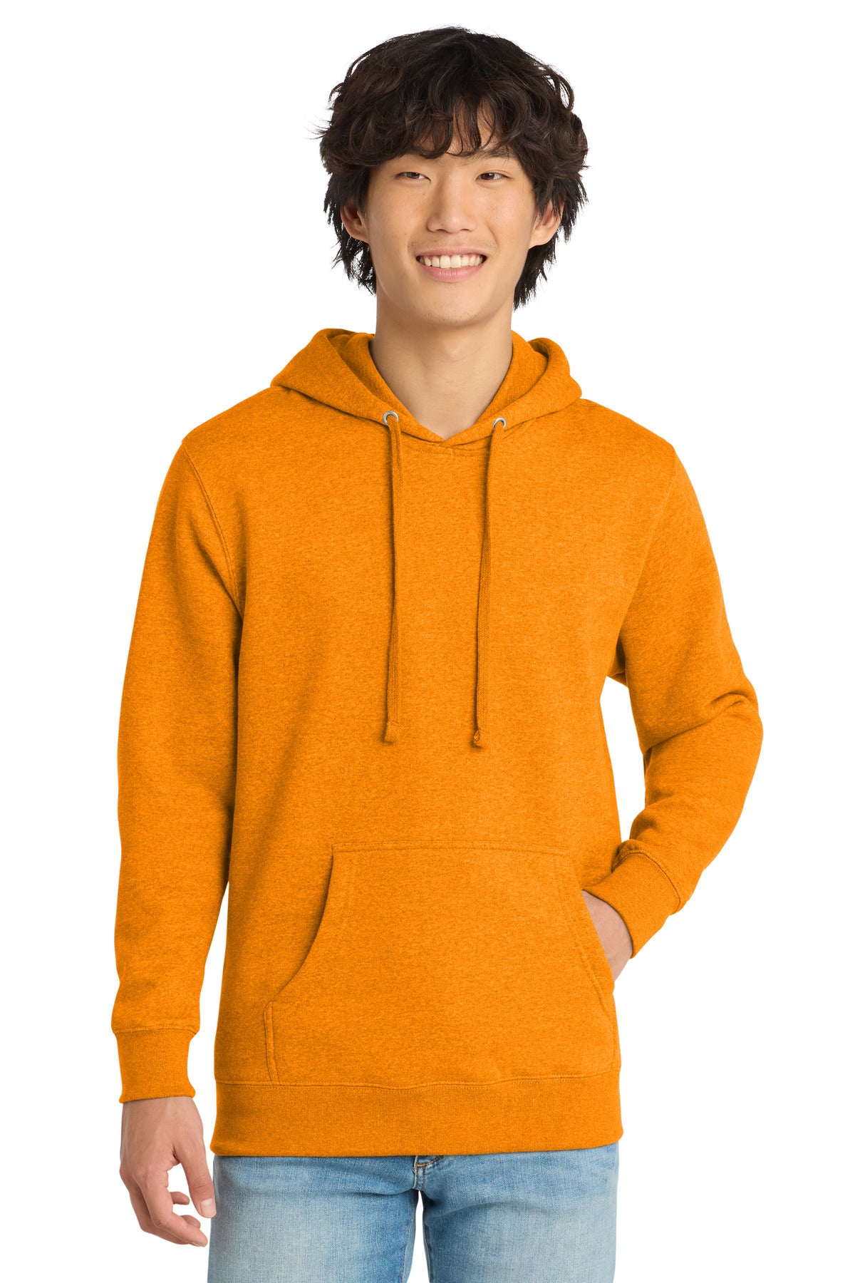 Custom Embroidery or DTF Print - District ®  V.I.T. ™ Fleece Hoodie DT6100