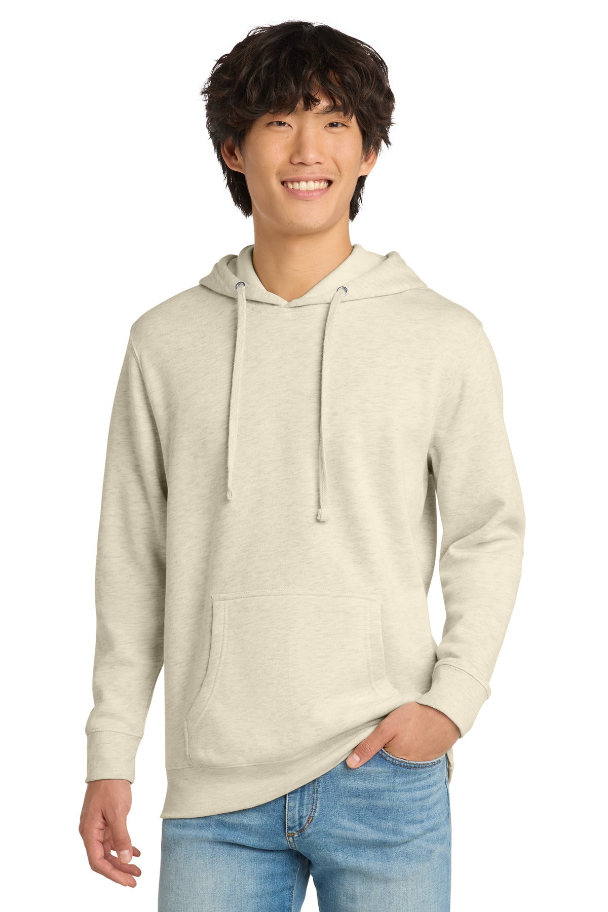 Custom Embroidery or DTF Print - District ®  V.I.T. ™ Fleece Hoodie DT6100