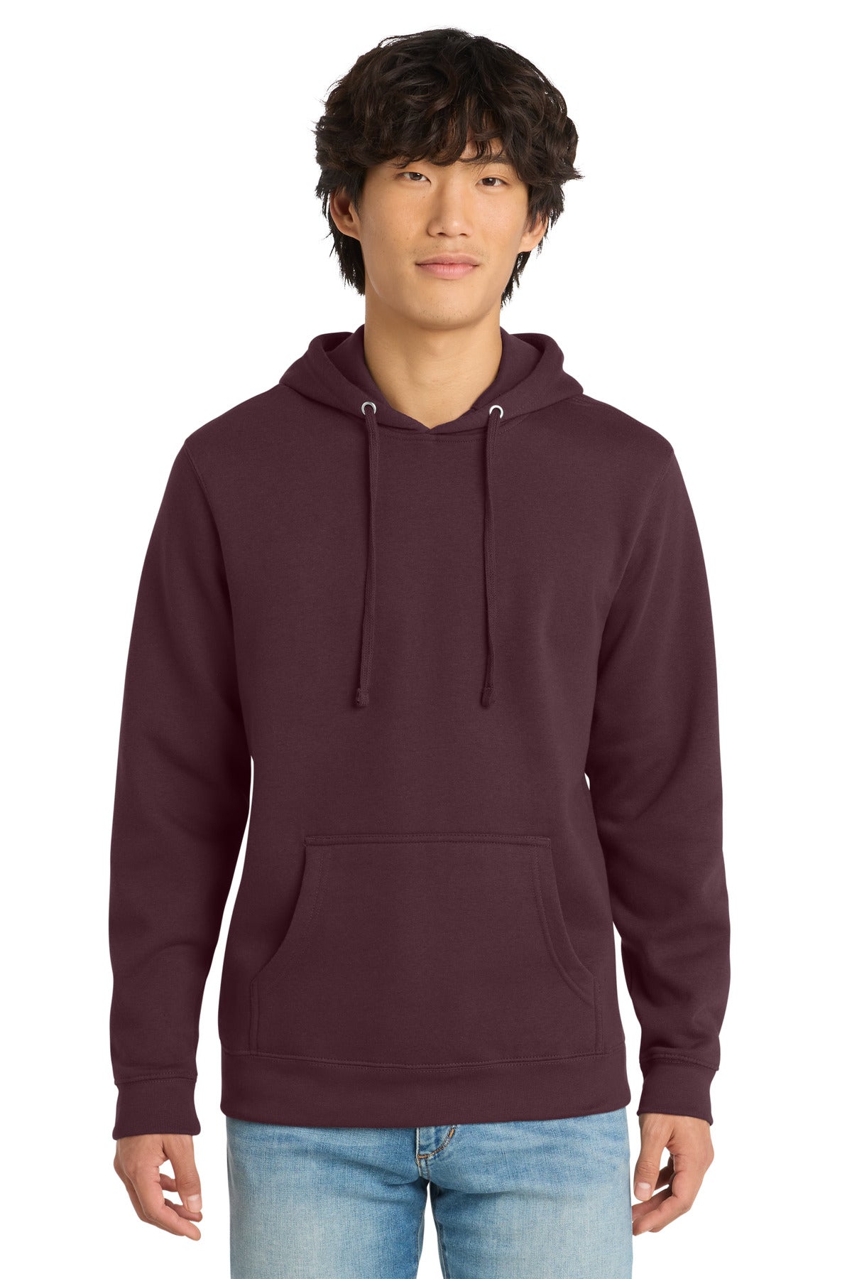 Custom Embroidery or DTF Print - District ®  V.I.T. ™ Fleece Hoodie DT6100