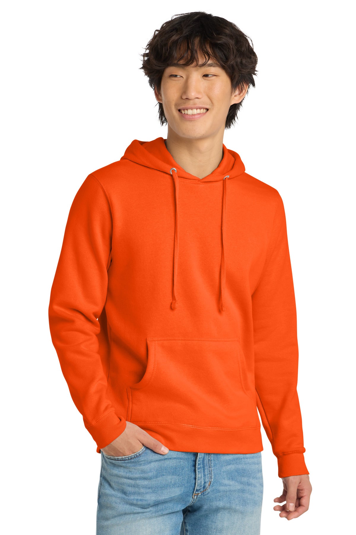 Custom Embroidery or DTF Print - District ®  V.I.T. ™ Fleece Hoodie DT6100