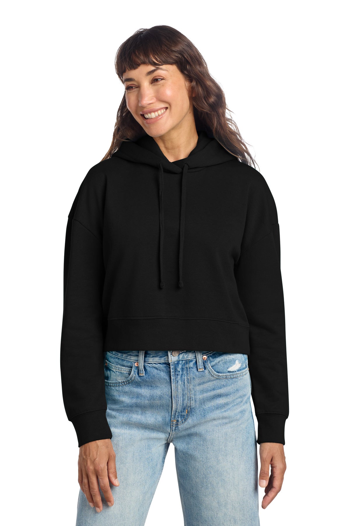 Custom Embroidery or DTF Print - District ®  Women's V.I.T. ™  Fleece Hoodie DT6101