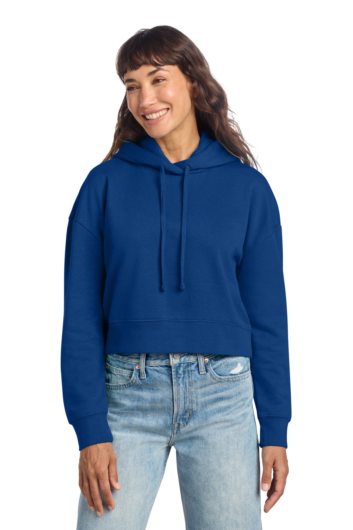 Custom Embroidery or DTF Print - District ®  Women's V.I.T. ™  Fleece Hoodie DT6101