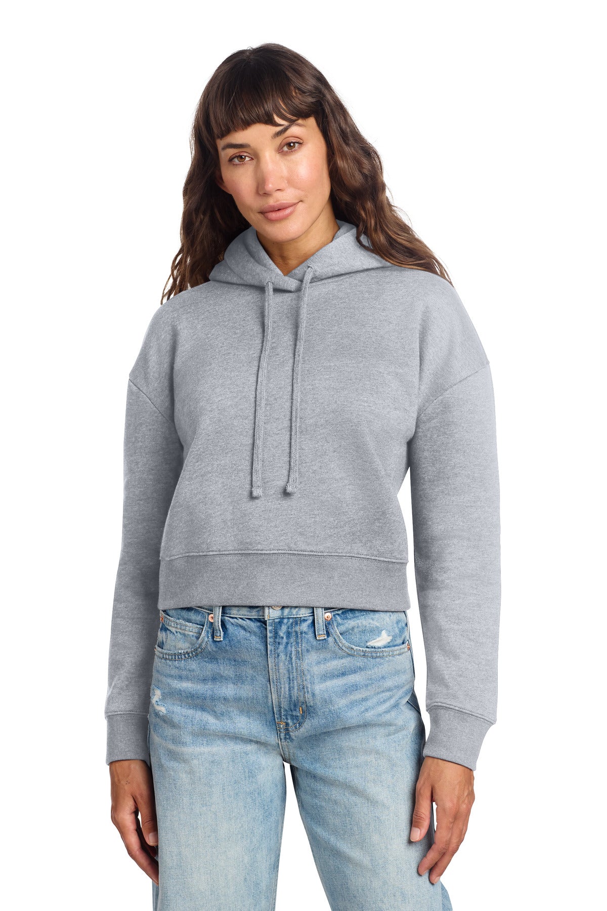 Custom Embroidery or DTF Print - District ®  Women's V.I.T. ™  Fleece Hoodie DT6101