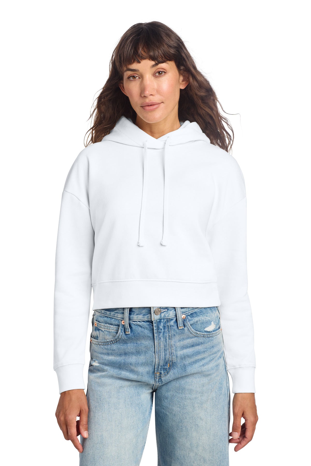 Custom Embroidery or DTF Print - District ®  Women's V.I.T. ™  Fleece Hoodie DT6101