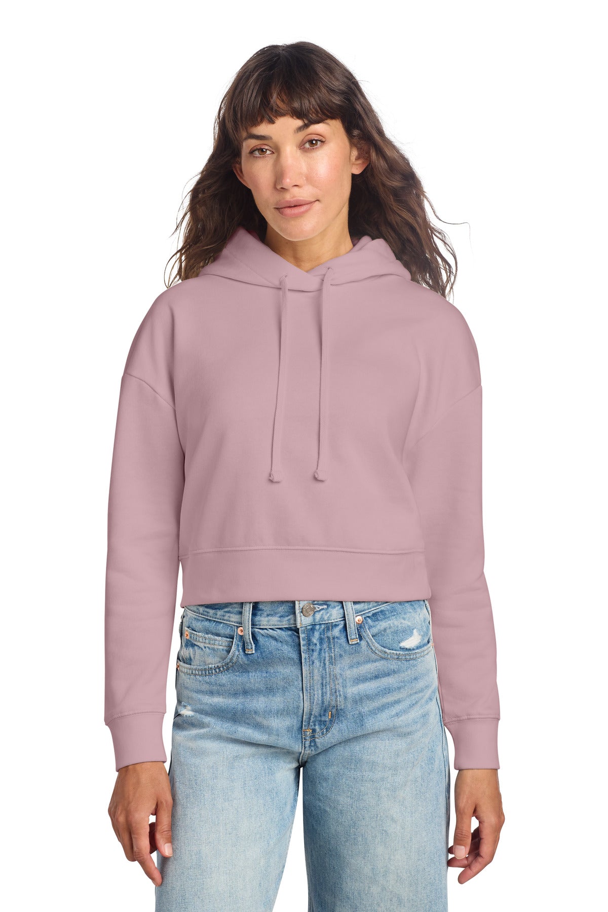 Custom Embroidery or DTF Print - District ®  Women's V.I.T. ™  Fleece Hoodie DT6101