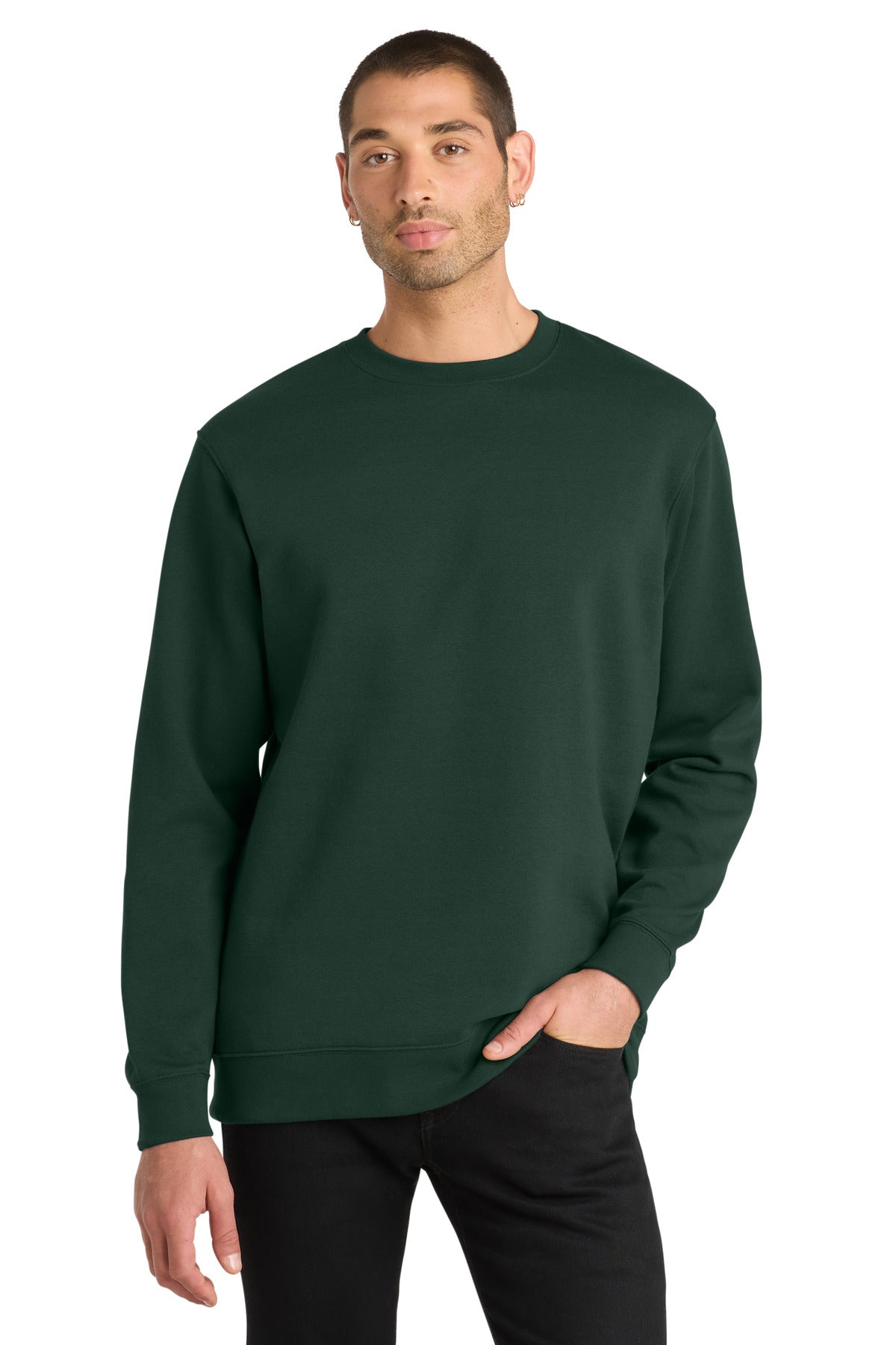 Custom Embroidery or DTF Print - District ®  V.I.T. ™ Fleece Crew DT6104