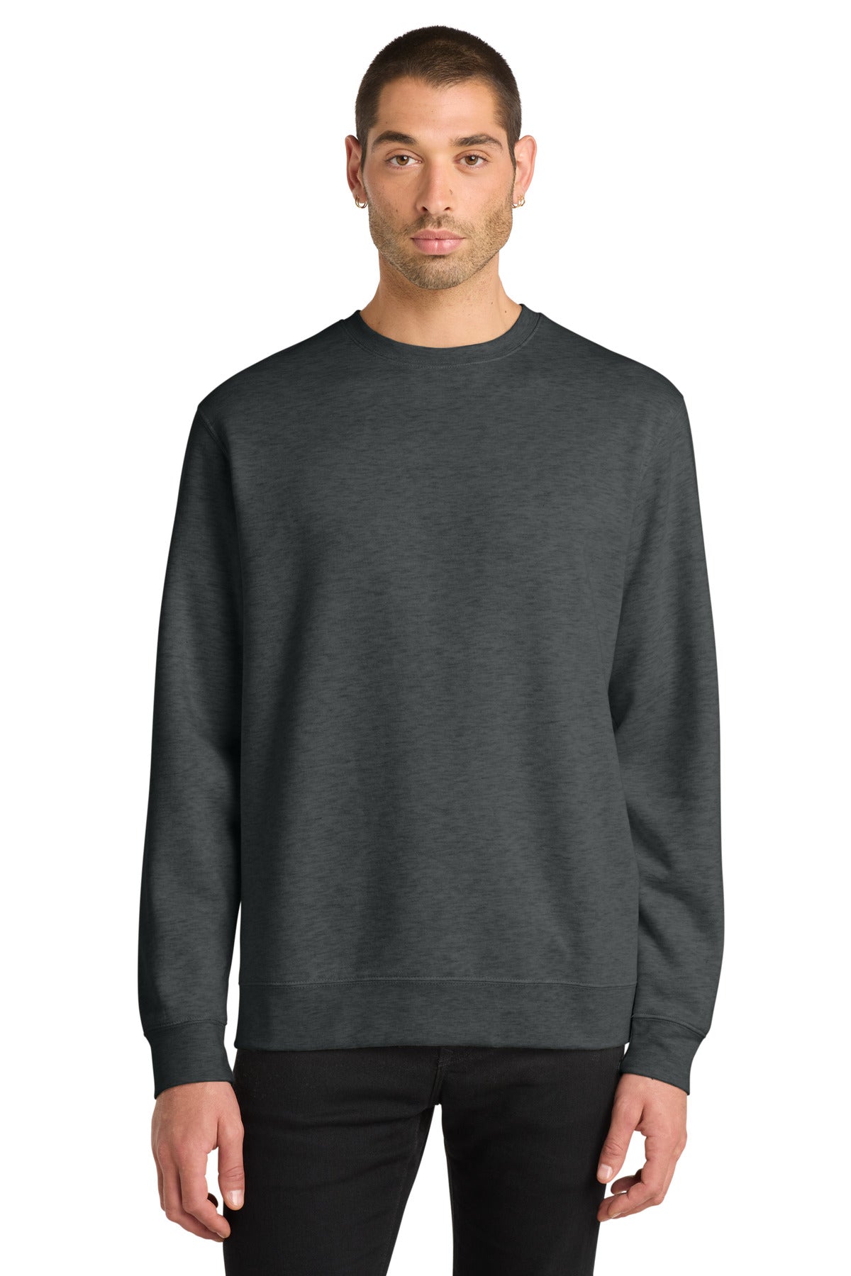 Custom Embroidery or DTF Print - District ®  V.I.T. ™ Fleece Crew DT6104