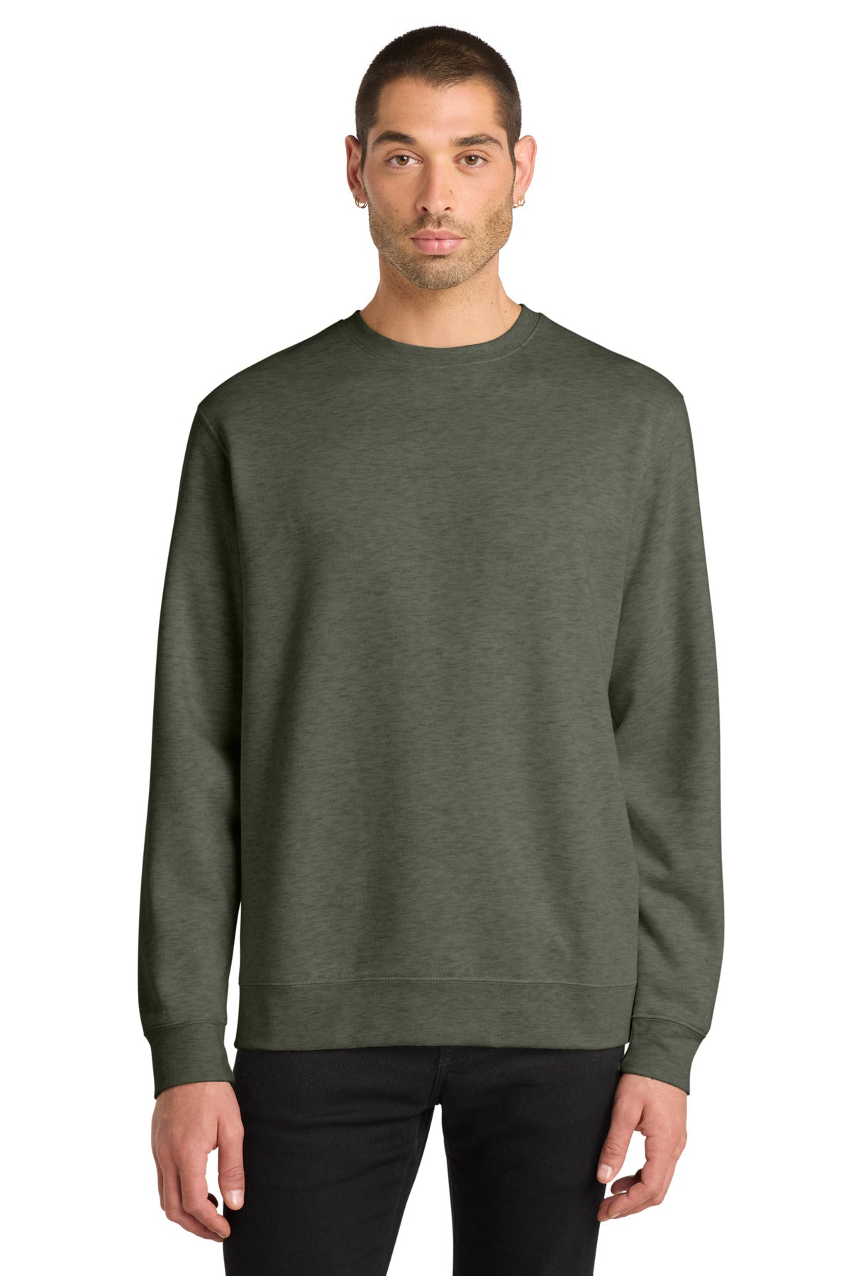 Custom Embroidery or DTF Print - District ®  V.I.T. ™ Fleece Crew DT6104