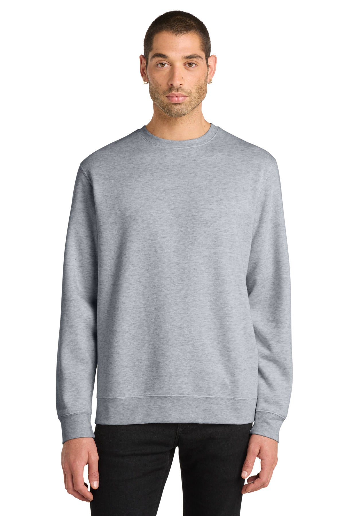 Custom Embroidery or DTF Print - District ®  V.I.T. ™ Fleece Crew DT6104