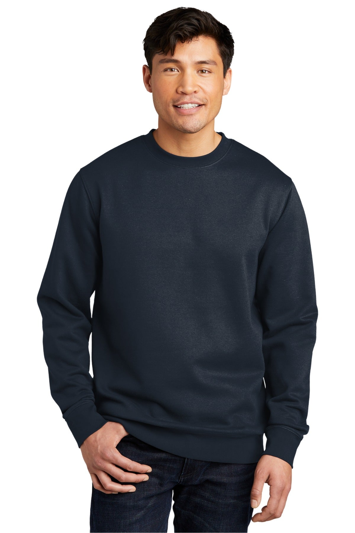 Custom Embroidered - District® V.I.T.™Fleece Crew DT6104