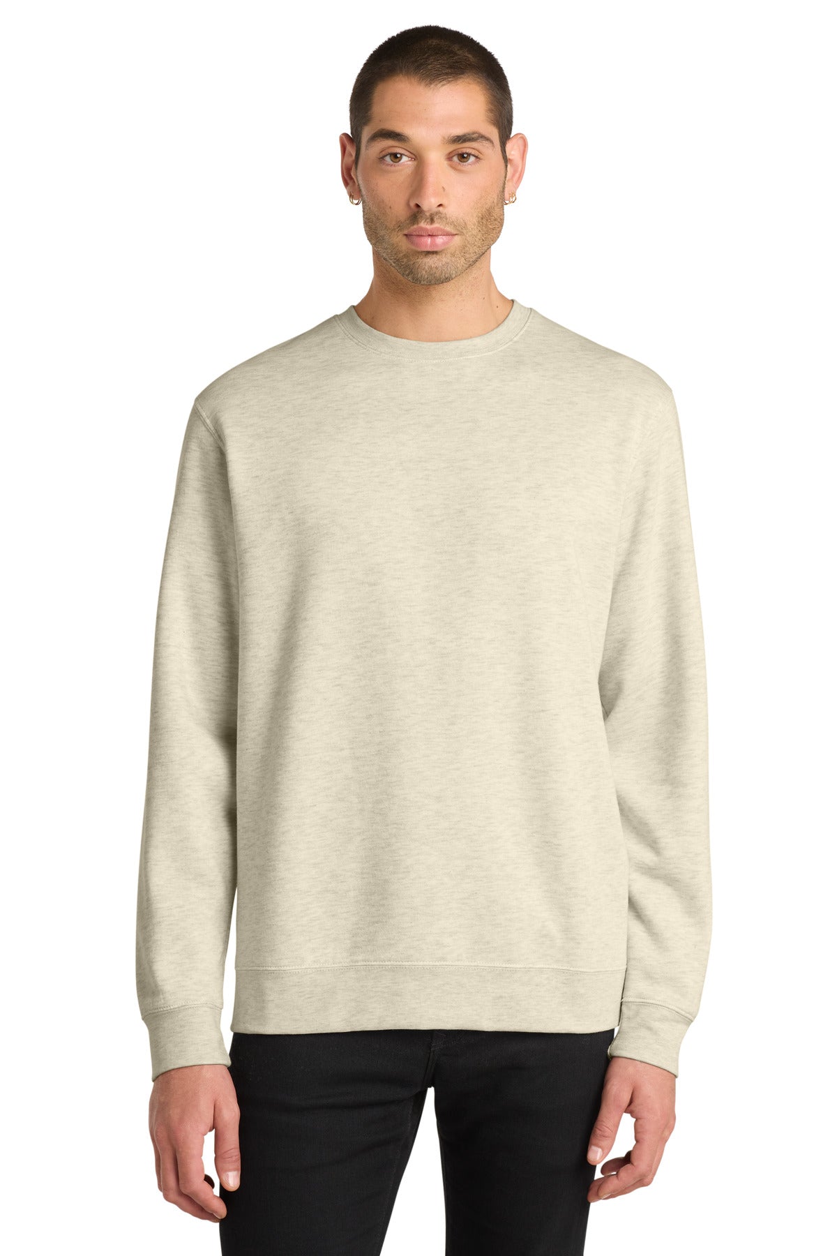 Custom Embroidery or DTF Print - District ®  V.I.T. ™ Fleece Crew DT6104