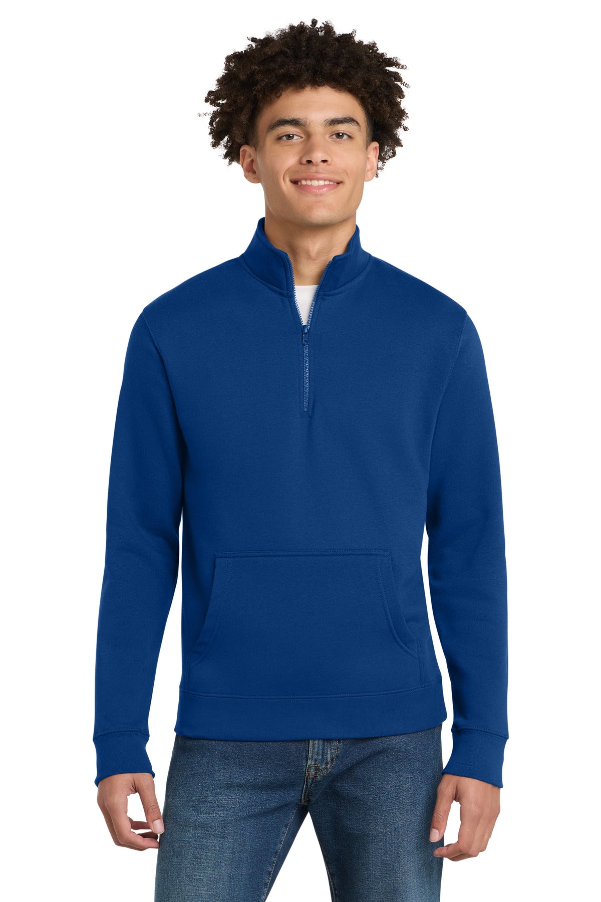 Custom Embroidery or DTF Print - District ®  V.I.T. ™ Fleece 1/4-Zip DT6106