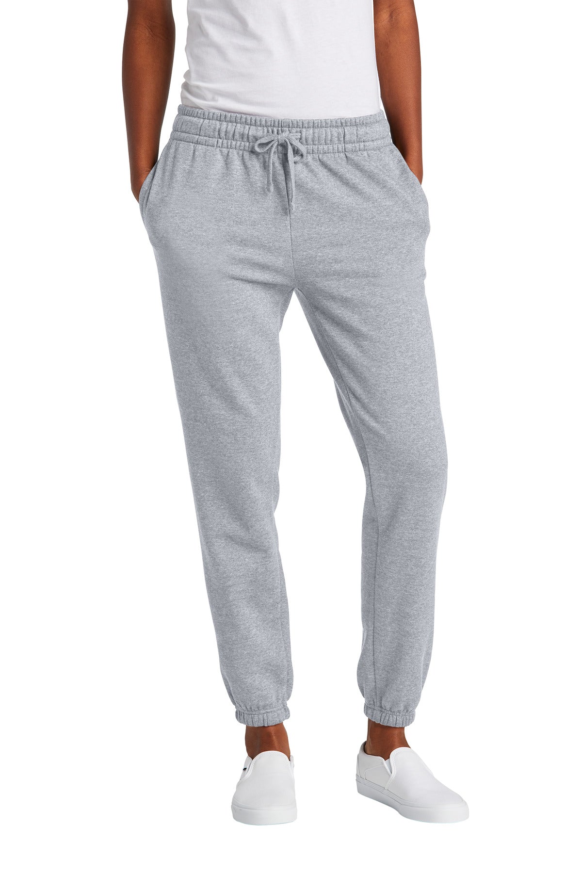 Custom Embroidery or DTF Print - District ®  Women's V.I.T. ™  Fleece Sweatpant DT6110