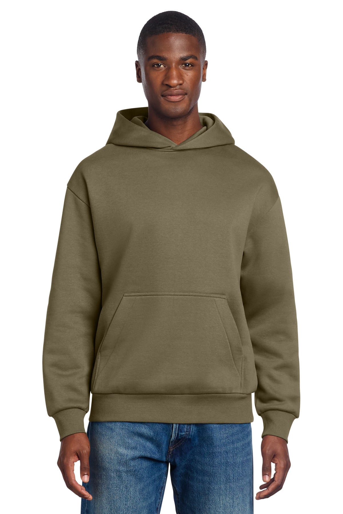 Custom Embroidery or DTF Print - District ®  V.I.T. ™  Heavyweight Fleece Hoodie DT6150
