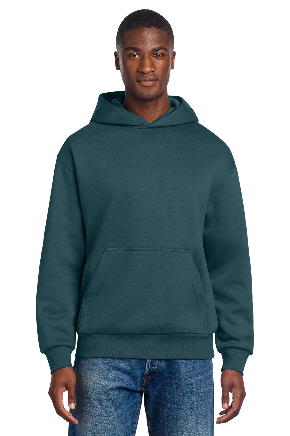 Custom Embroidery or DTF Print - District ®  V.I.T. ™  Heavyweight Fleece Hoodie DT6150