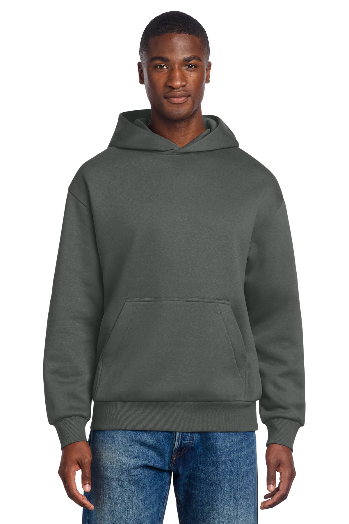 Custom Embroidery or DTF Print - District ®  V.I.T. ™  Heavyweight Fleece Hoodie DT6150