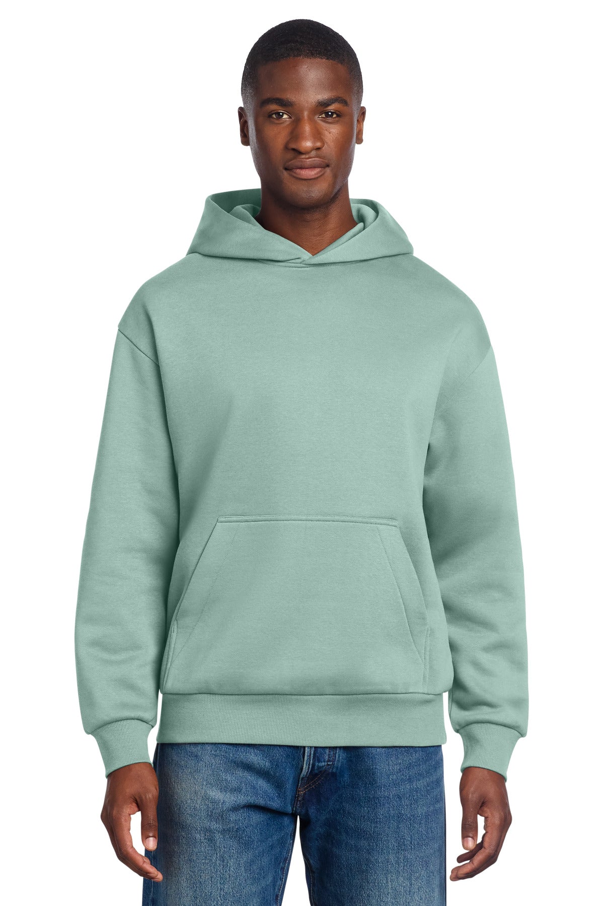 Custom Embroidery or DTF Print - District ®  V.I.T. ™  Heavyweight Fleece Hoodie DT6150
