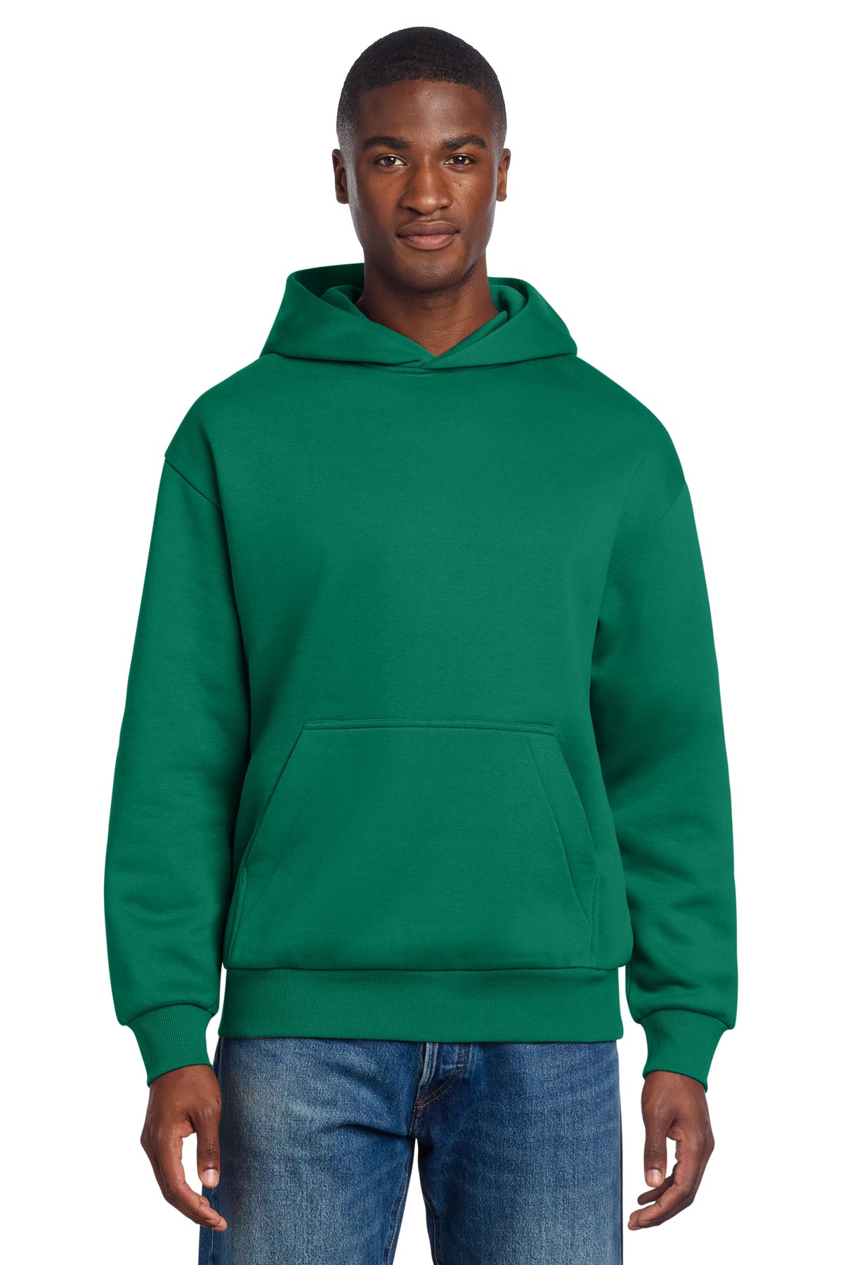Custom Embroidery or DTF Print - District ®  V.I.T. ™  Heavyweight Fleece Hoodie DT6150