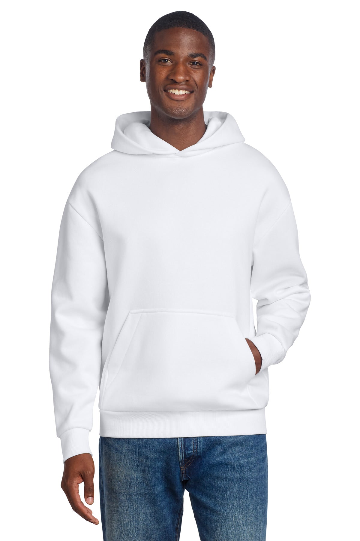 Custom Embroidery or DTF Print - District ®  V.I.T. ™  Heavyweight Fleece Hoodie DT6150