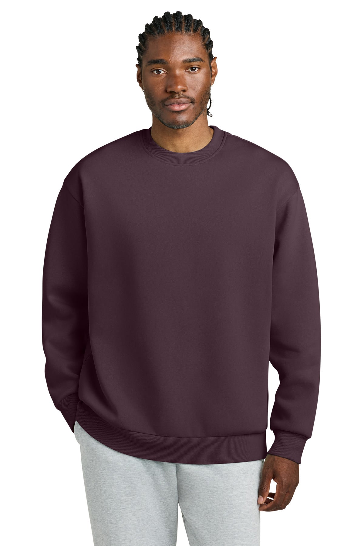 Custom Embroidery or DTF Print - District ®  V.I.T. ™  Heavyweight Fleece Crew DT6154