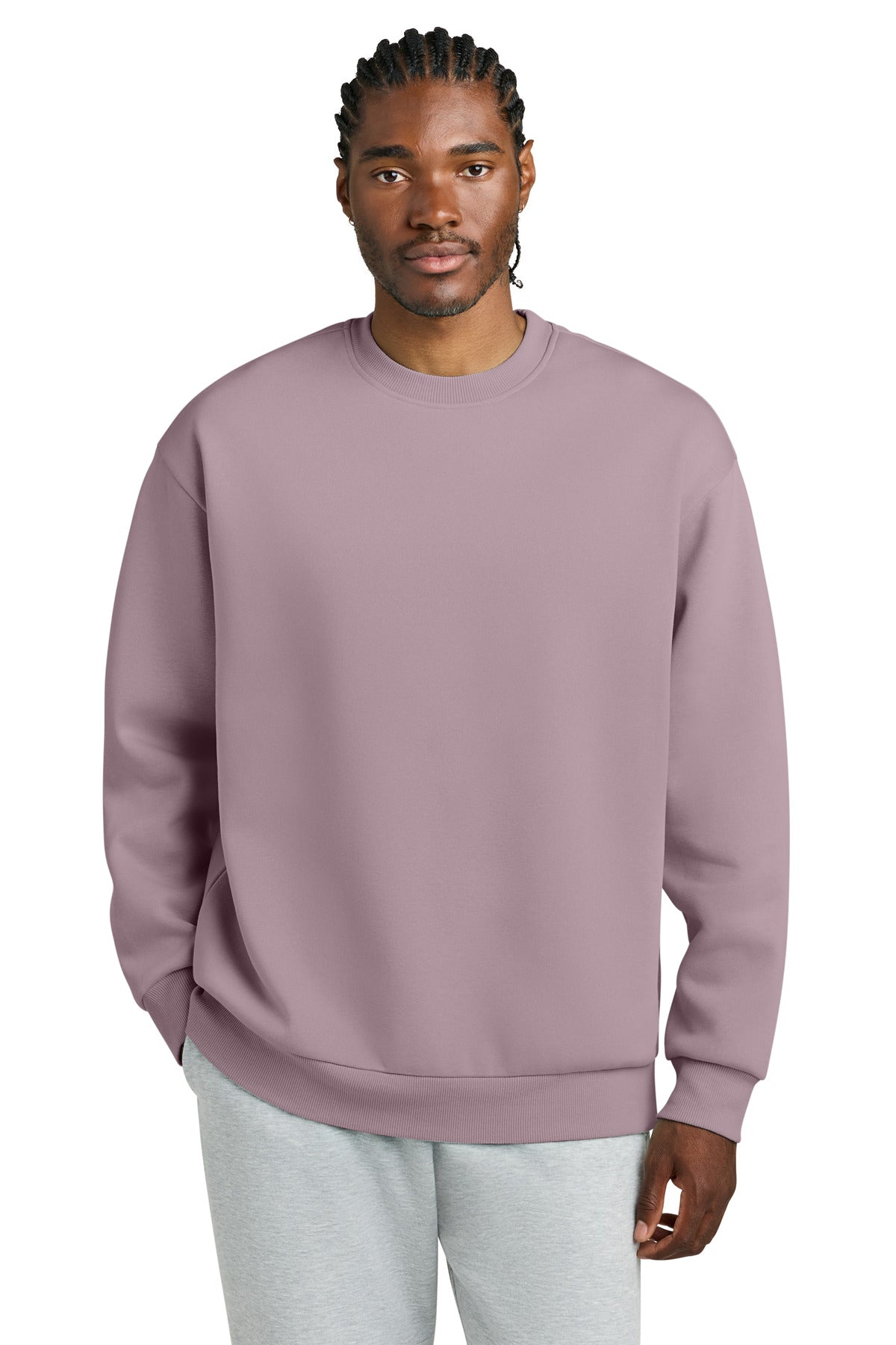 Custom Embroidery or DTF Print - District ®  V.I.T. ™  Heavyweight Fleece Crew DT6154