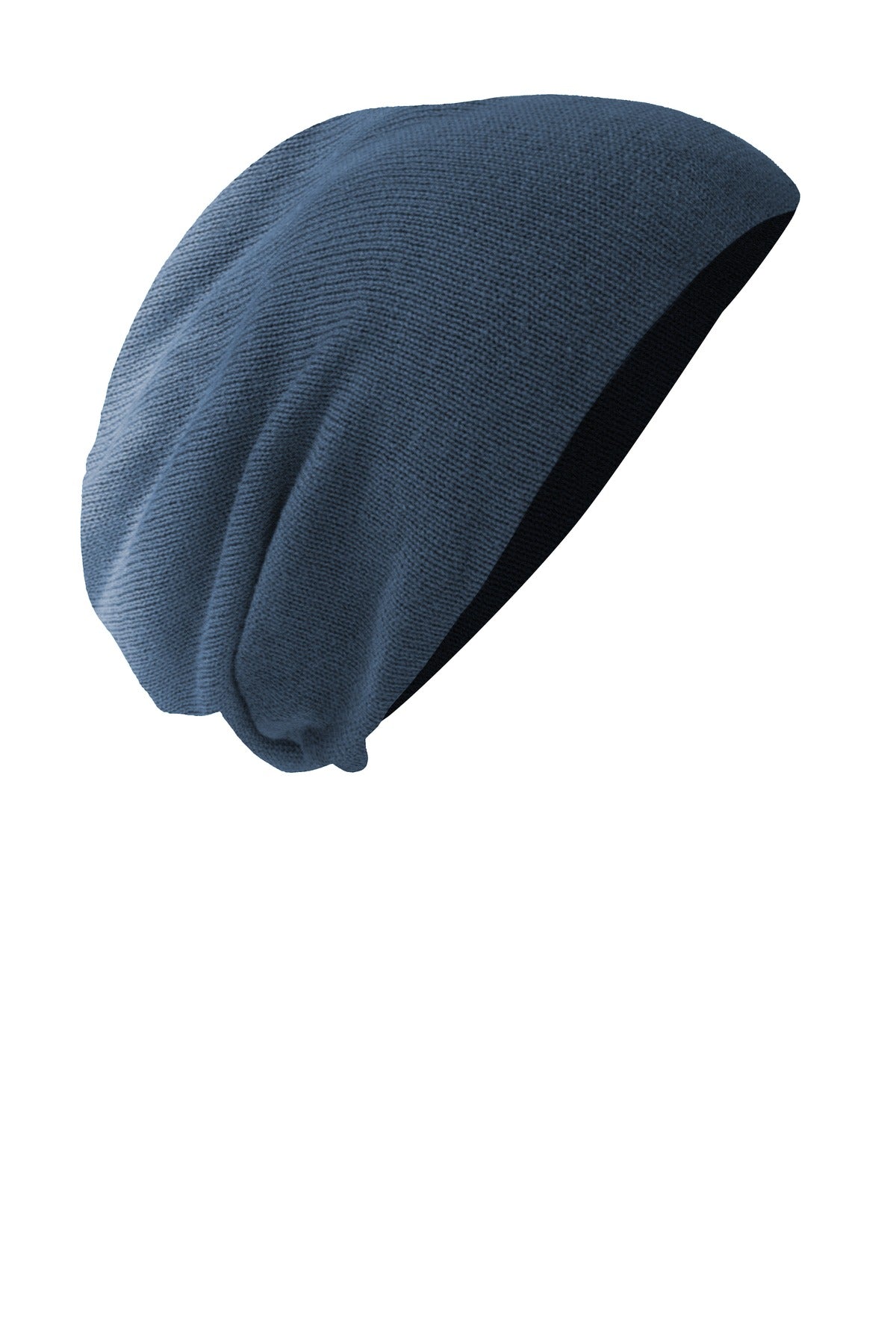 Custom Embroidery or DTF Print - District ®  Slouch Beanie DT618