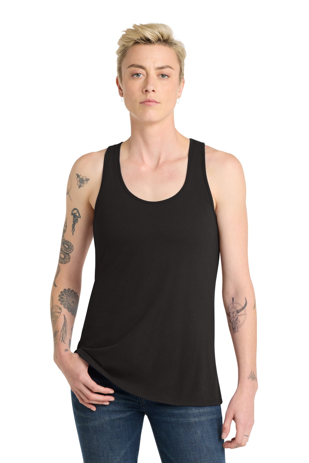 Custom Embroidery or DTF Print - District  ®  Women's V.I.T.  ™  Racerback Tank. DT6302