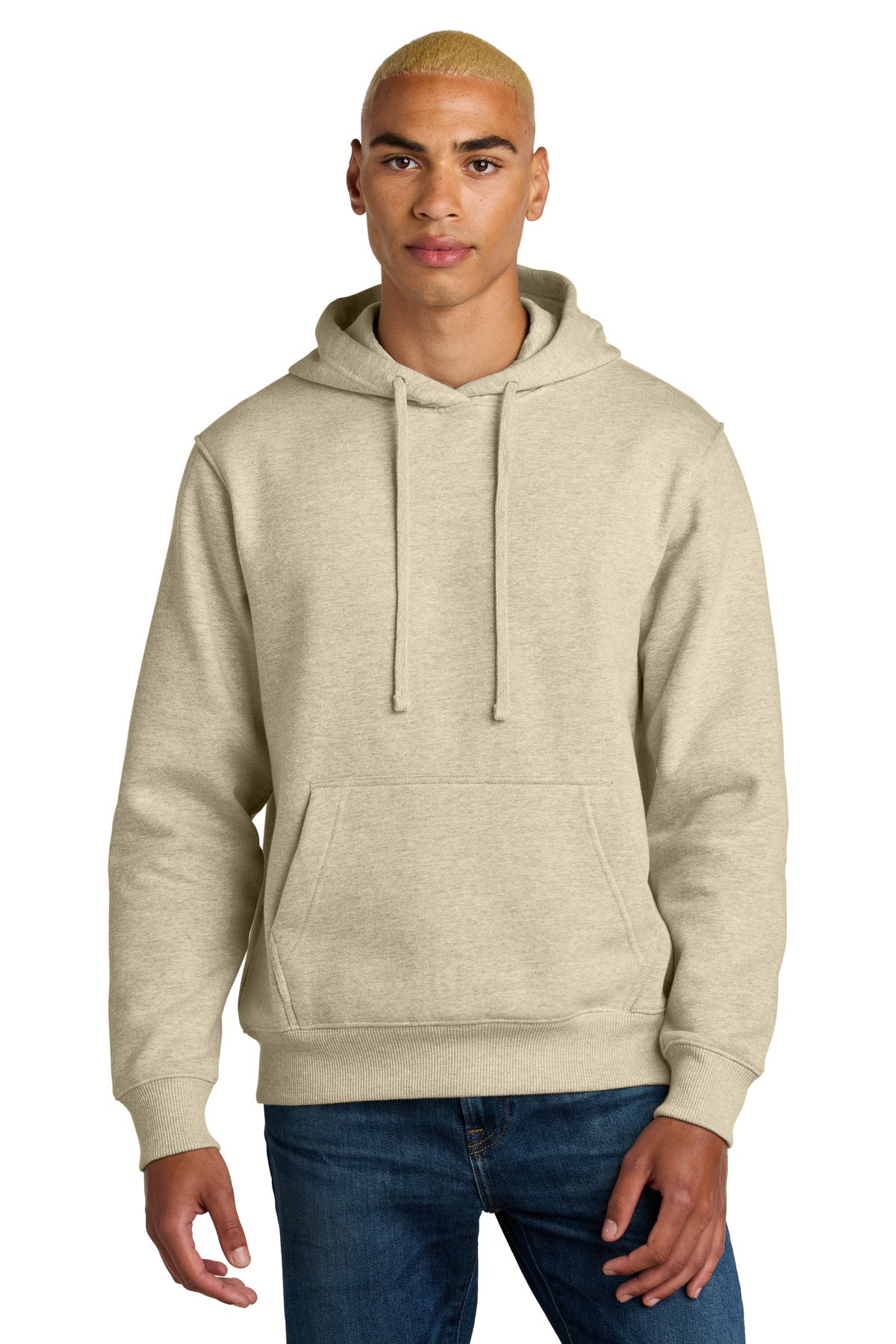 Custom Embroidery or DTF Print - District ®  V.I.T. ™  Super Heavyweight Fleece Hoodie DT6600
