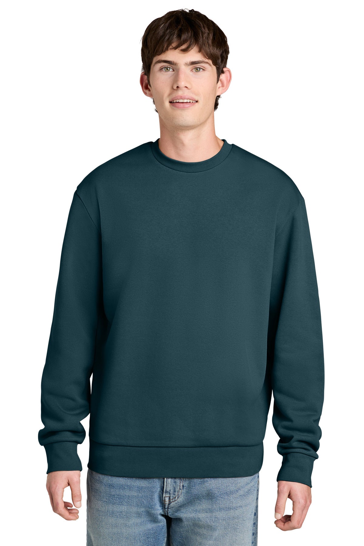 Custom Embroidery or DTF Print - District ®  MelloFleece Crew DT6704