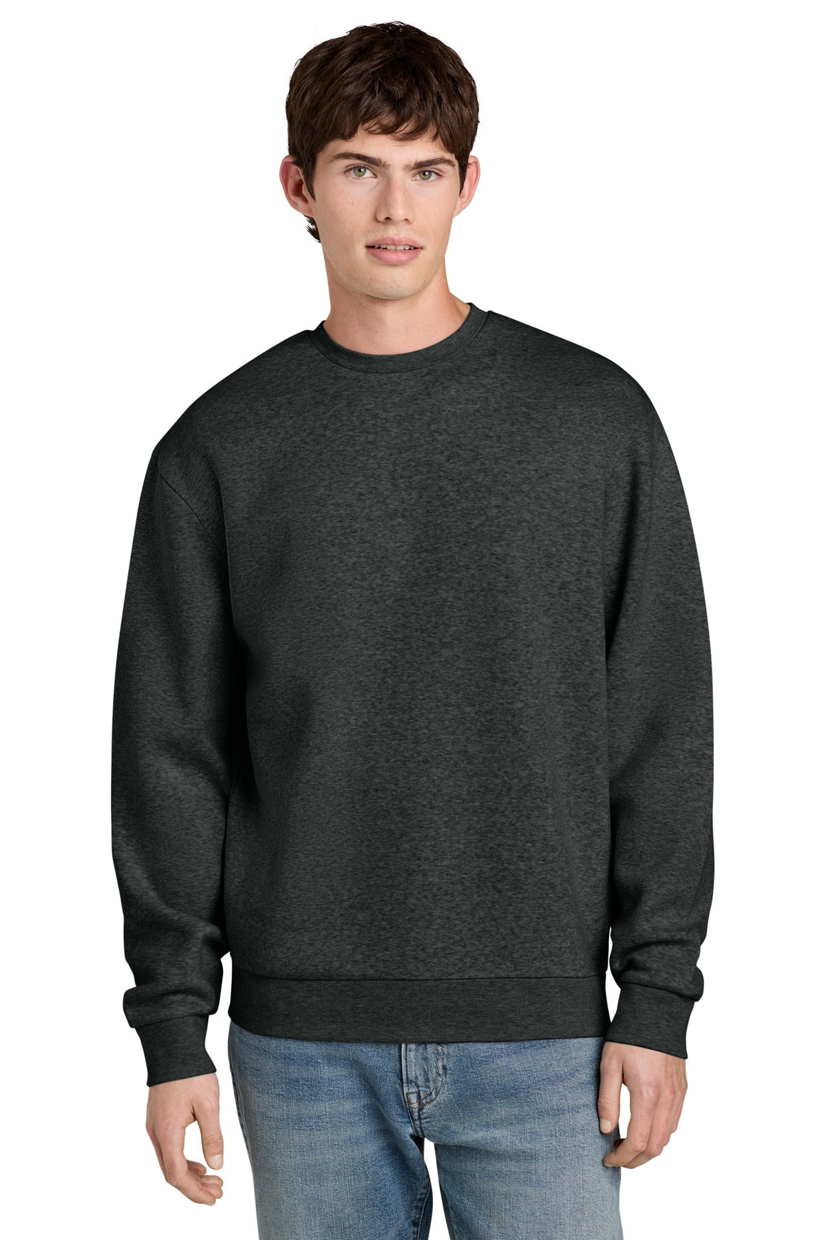 Custom Embroidery or DTF Print - District ®  MelloFleece Crew DT6704