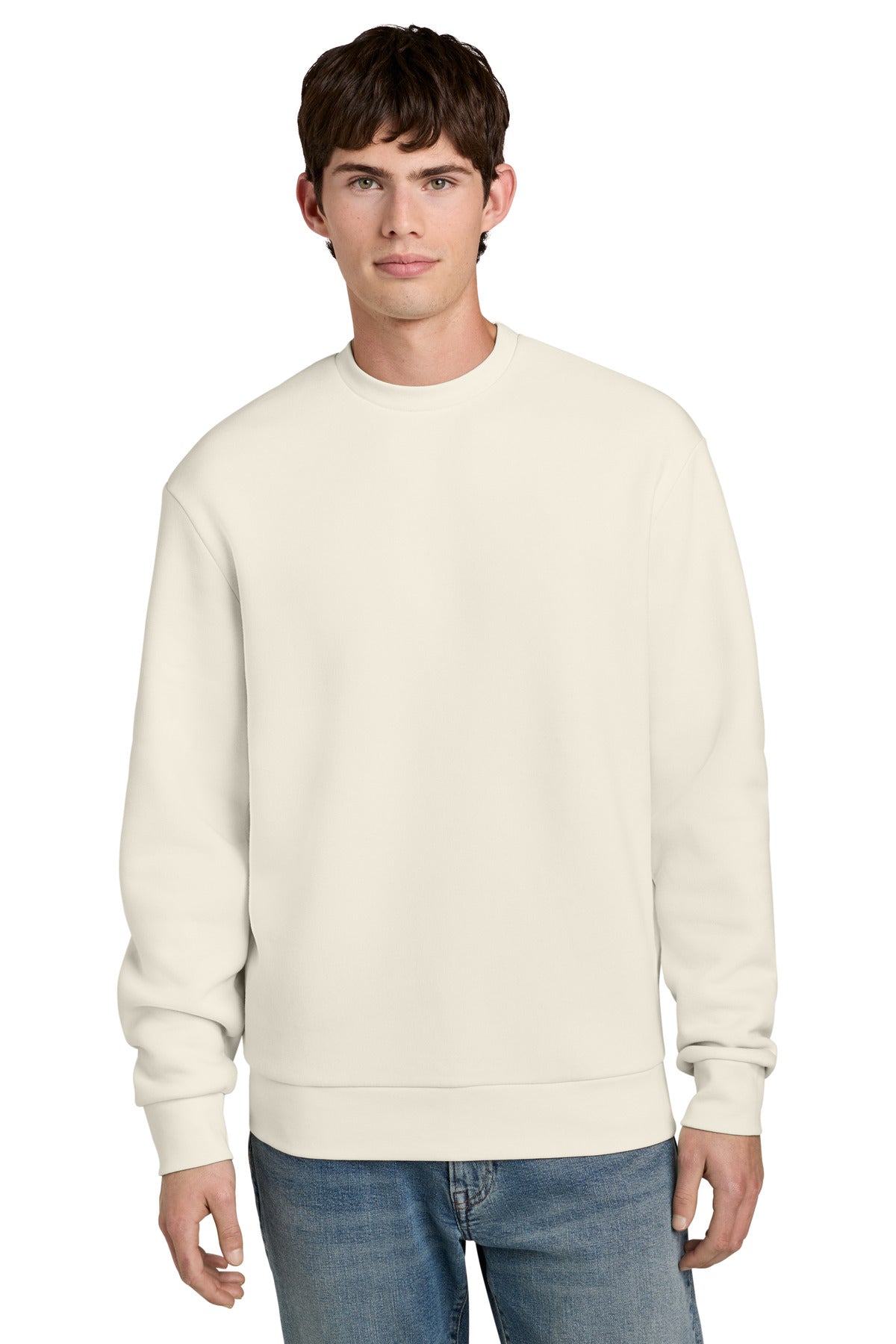Custom Embroidery or DTF Print - District ®  MelloFleece Crew DT6704