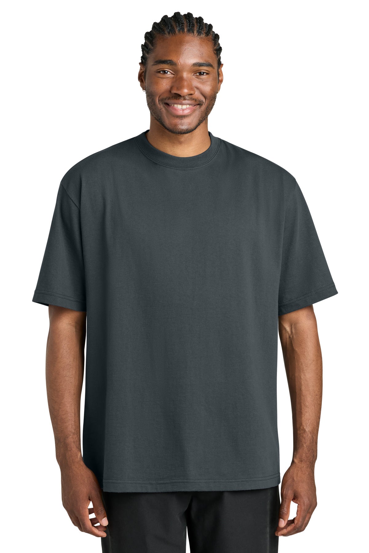 Custom Embroidery or DTF Print - District ®  7-Oz. Gritty Tee DT7075