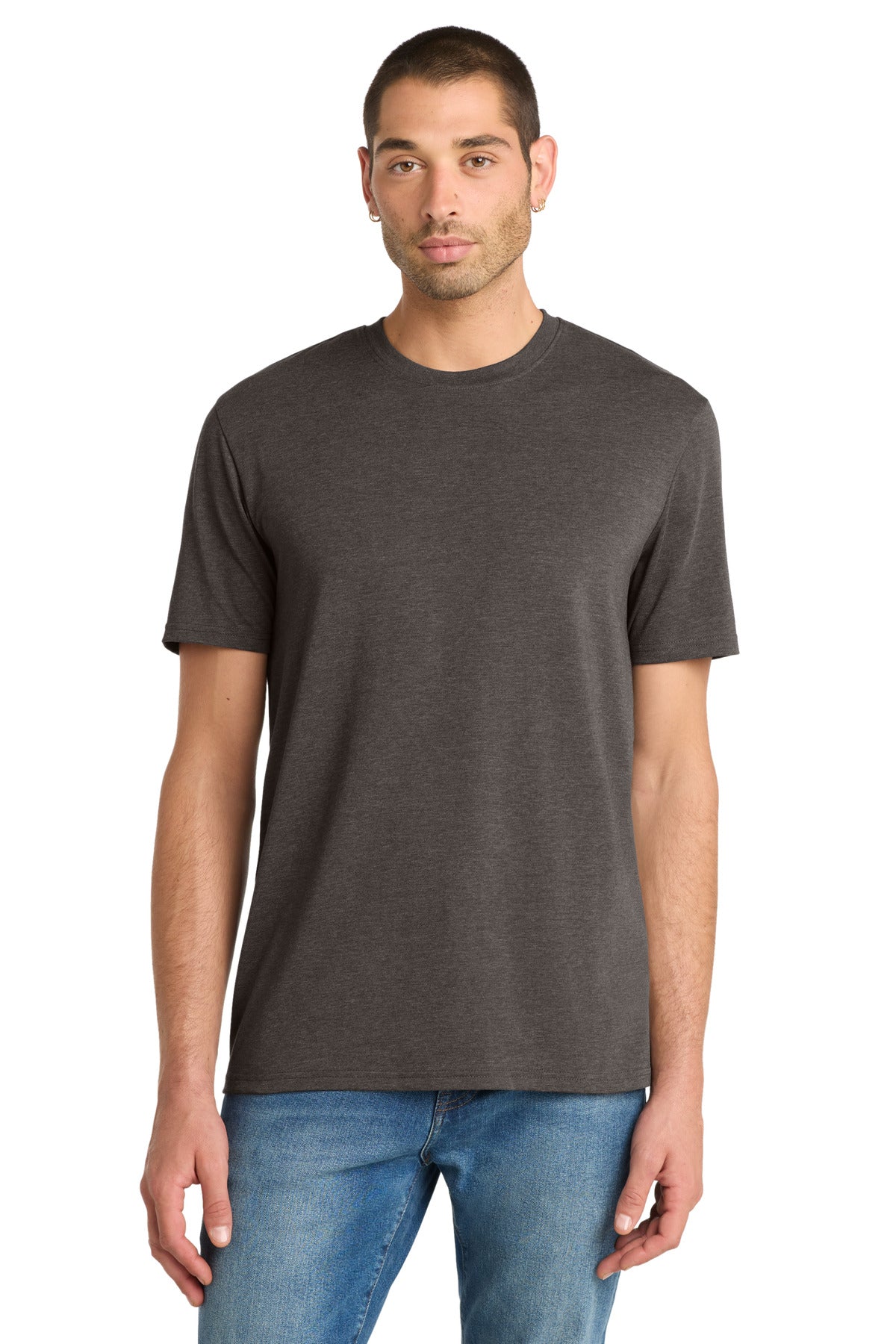 Custom Embroidery or DTF Print - District  ®  Flex Tee DT7500