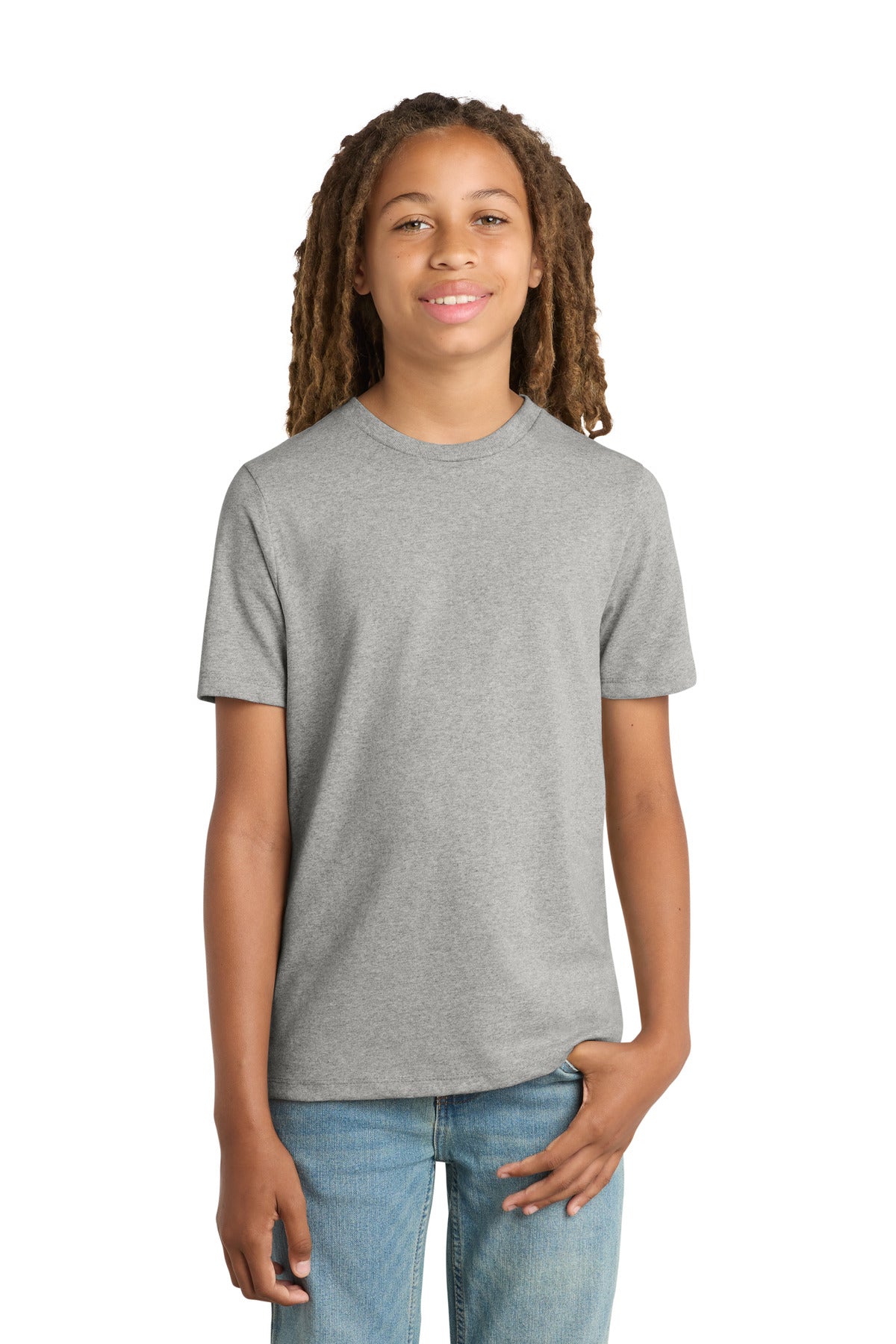 Custom Embroidery or DTF Print - District  ®  Youth Re-Tee  ®  DT8000Y