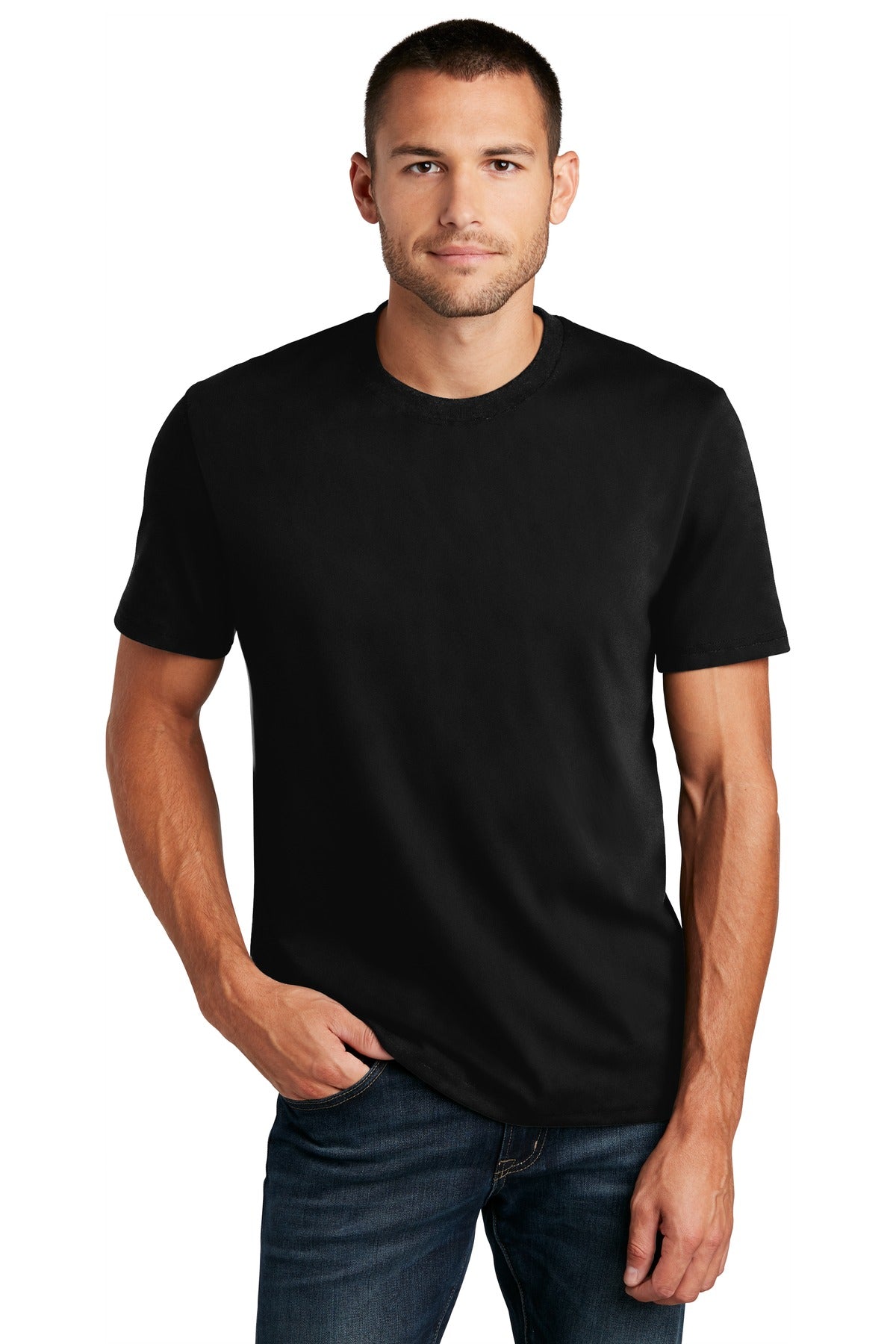 Custom Embroidery or DTF Print - District  ®  Re-Tee  ™  DT8000