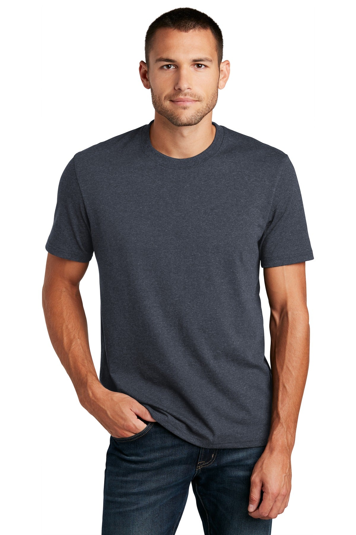 Custom Embroidery or DTF Print - District  ®  Re-Tee  ™  DT8000