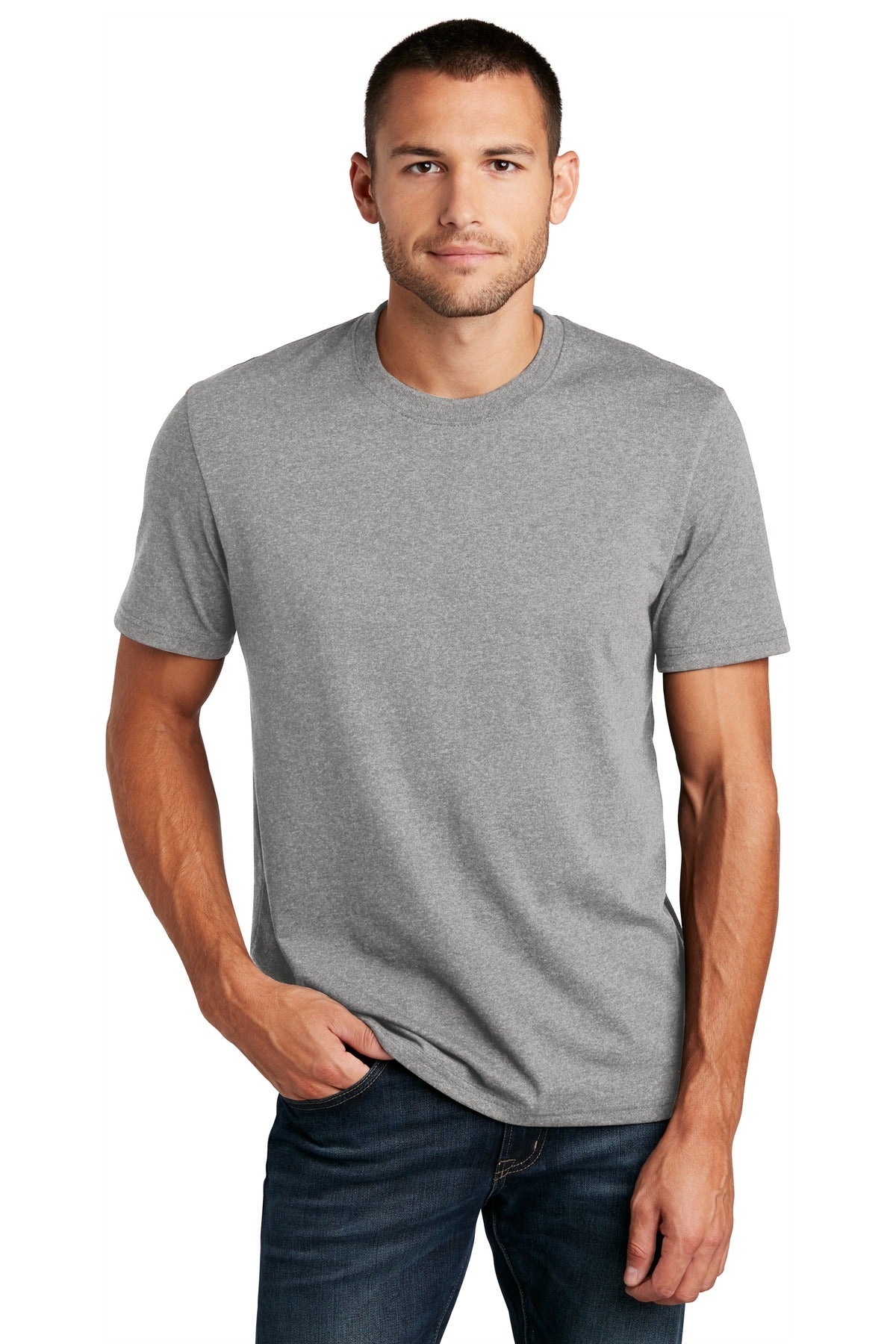 Custom Embroidery or DTF Print - District  ®  Re-Tee  ™  DT8000