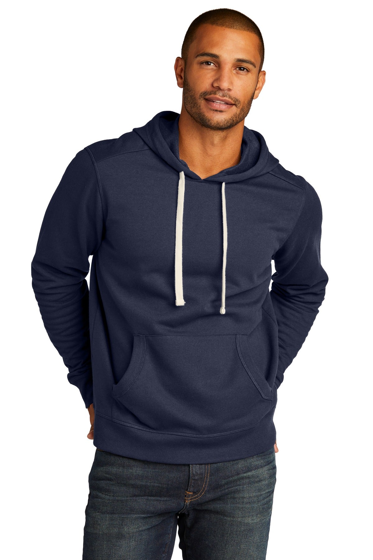 Custom Embroidery or DTF Print - District ®  Re-Fleece ™ Hoodie DT8100
