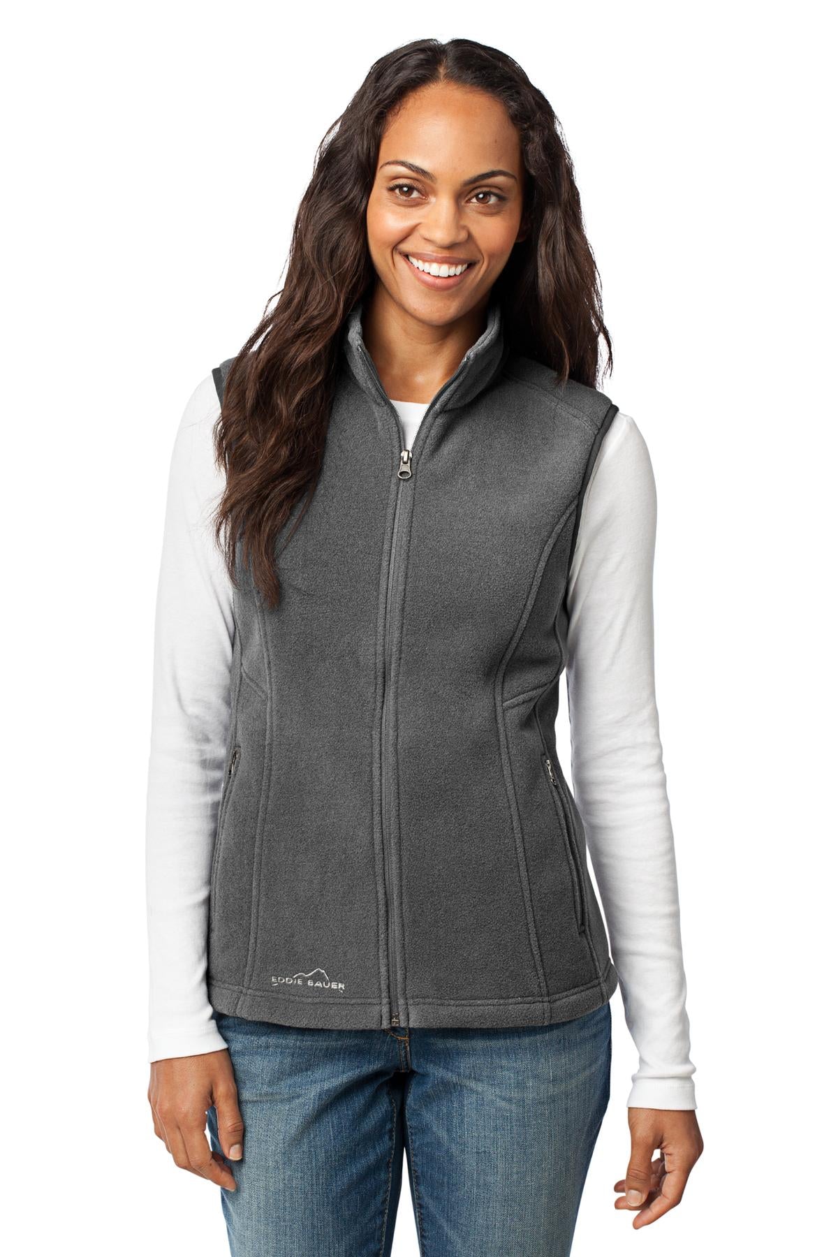 Custom Embroidery or DTF Print - Eddie Bauer® - Women's Fleece Vest. EB205